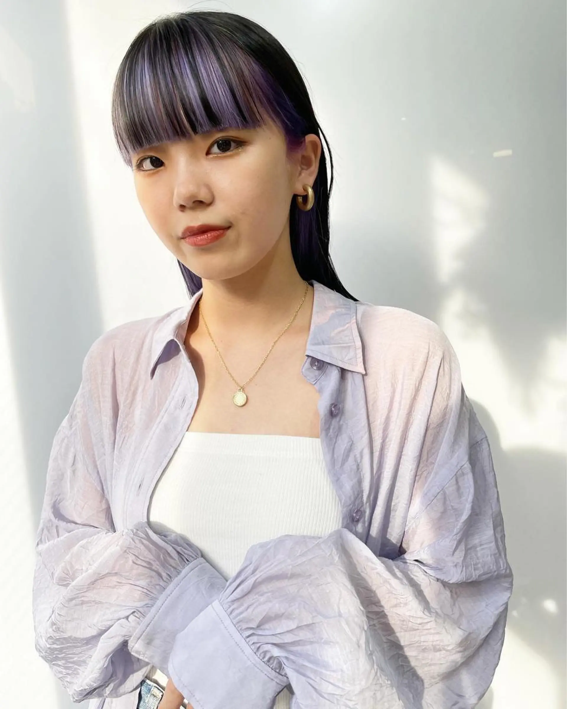 ミディアム カラー ヘアカラー suvvy hairsalonのヘアスタイル