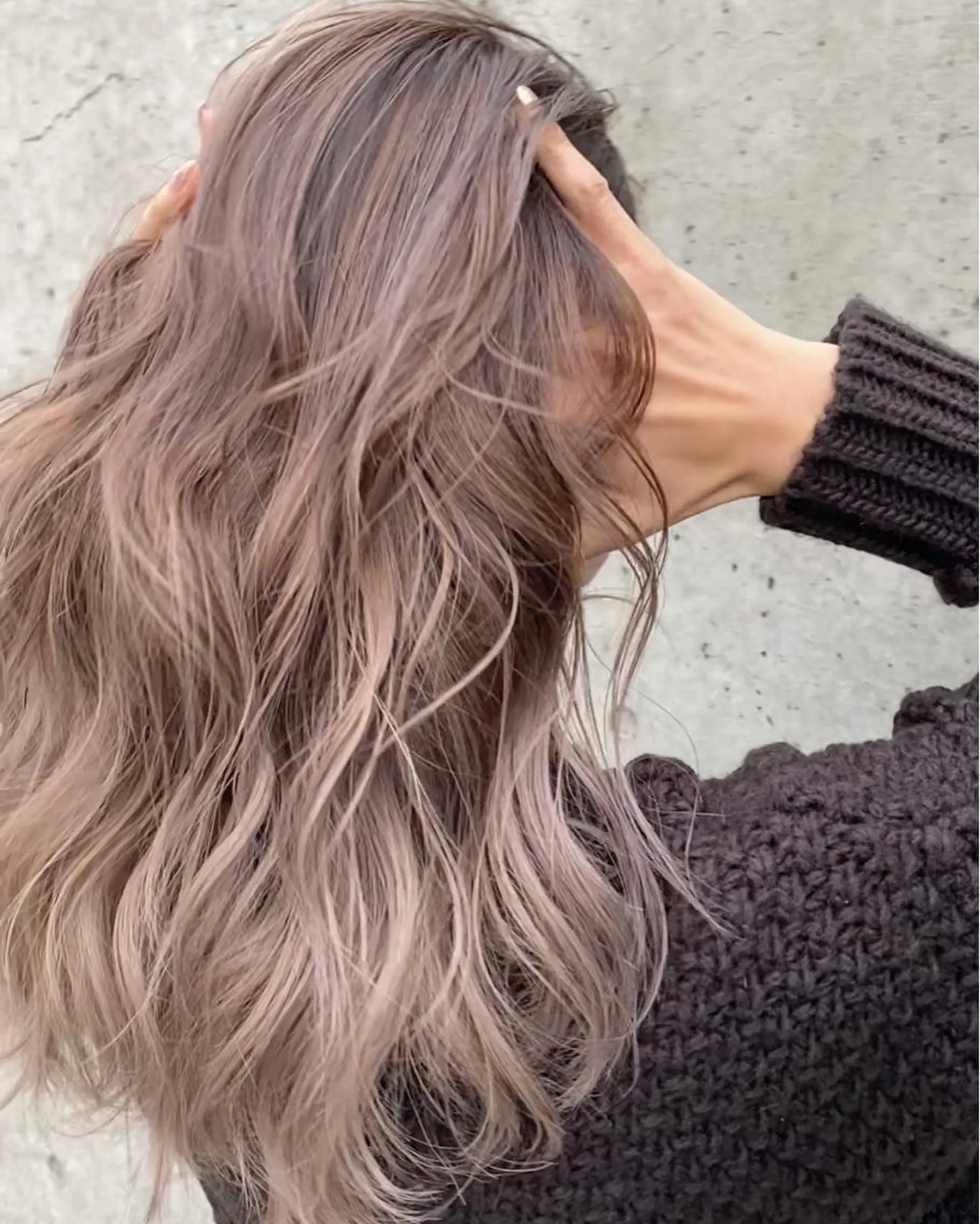 ロング カラー パーマ ヘアアレンジ メンズ キッズ ネイル マツエク・マツパ foi. 　(フォワ)所属・🇰🇷韓×中くびれ ヘア森田和貴のヘアスタイル