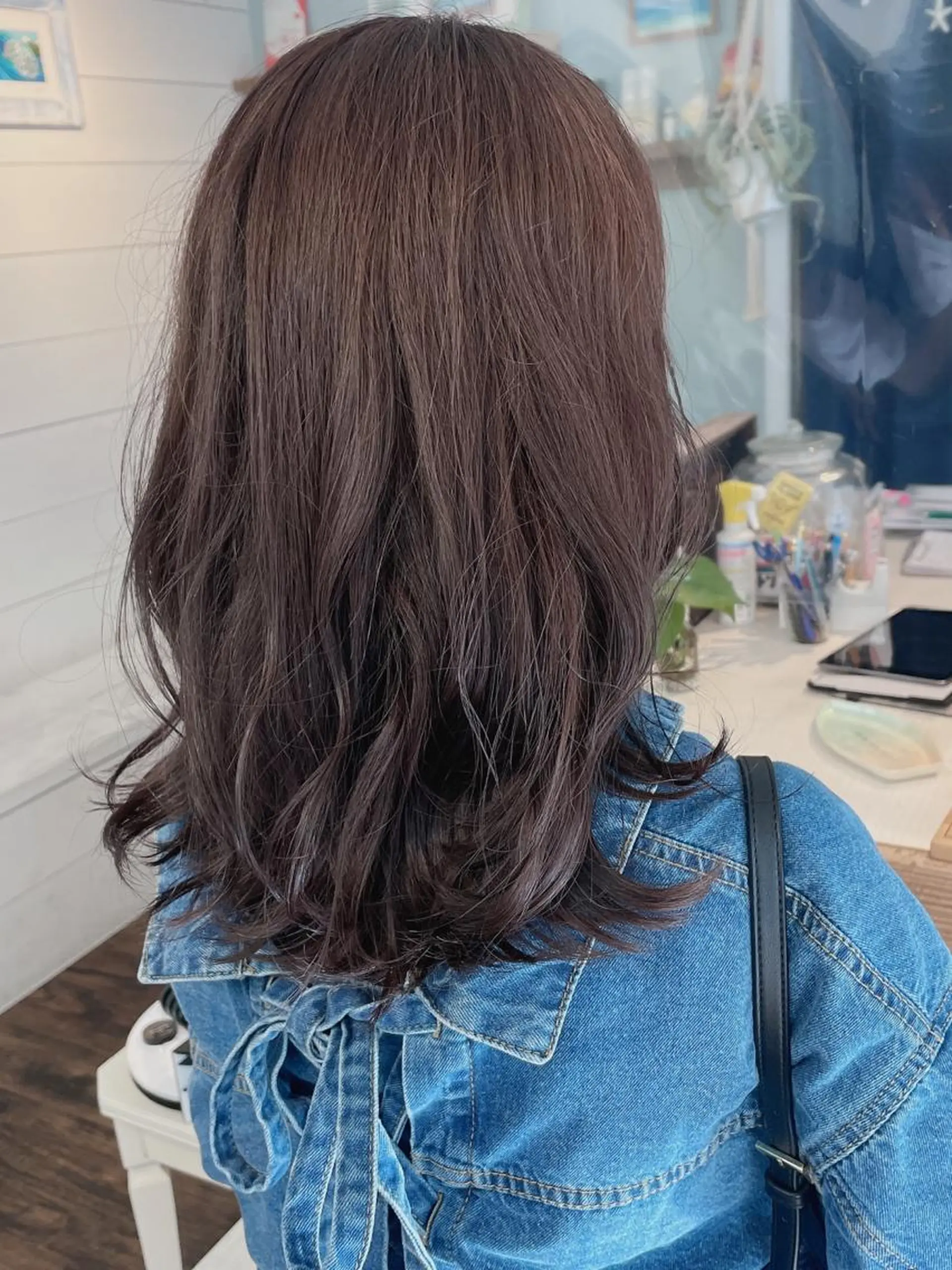 ミディアム salowin 原宿店所属・髪質改善ULTOWA 縮毛矯正モリムラのヘアスタイル