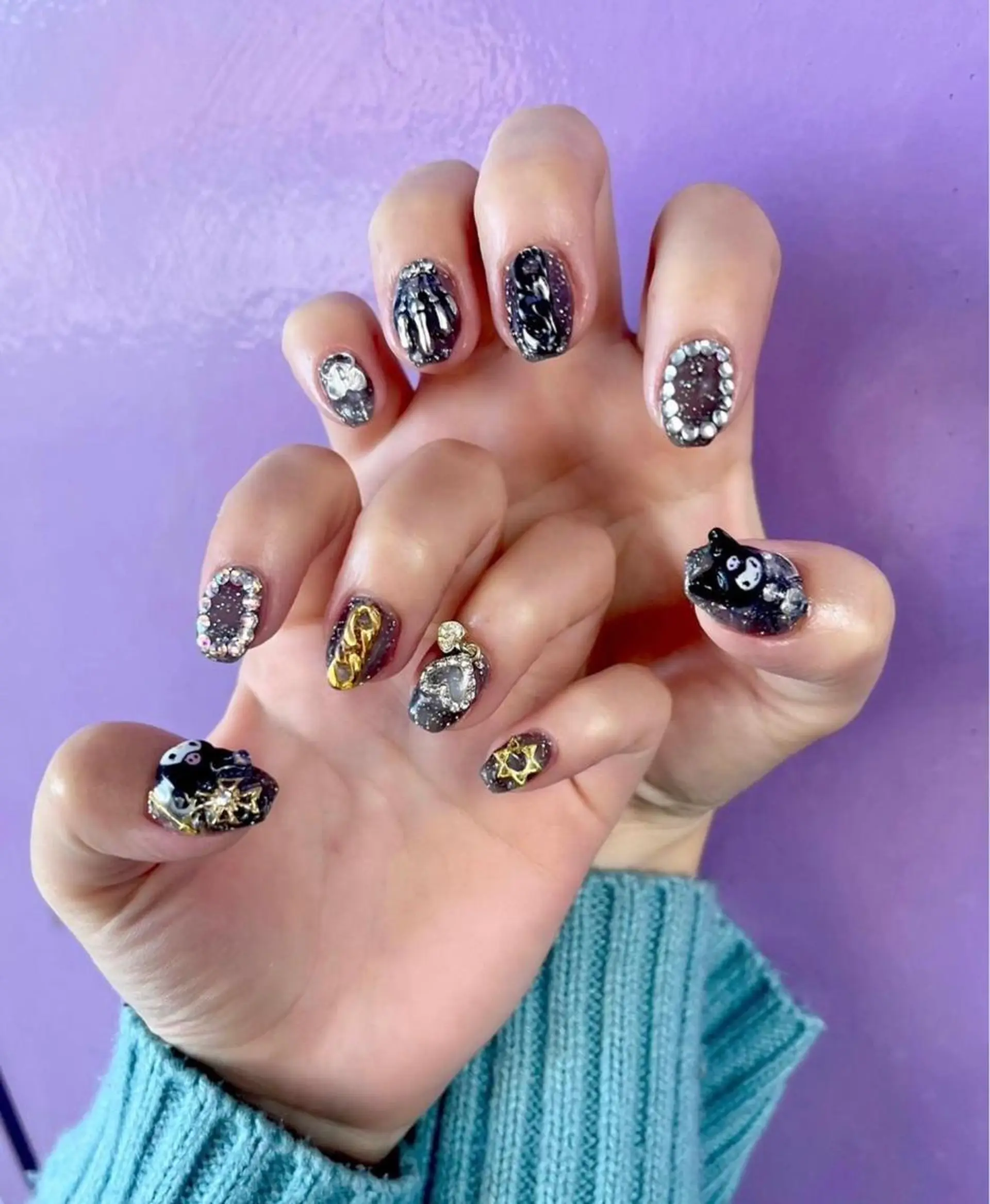 ネイル フレンチネイル キラキラネイル 韓国ネイル ミラーネイル ニュアンスネイル Salon Ｋのネイルデザイン