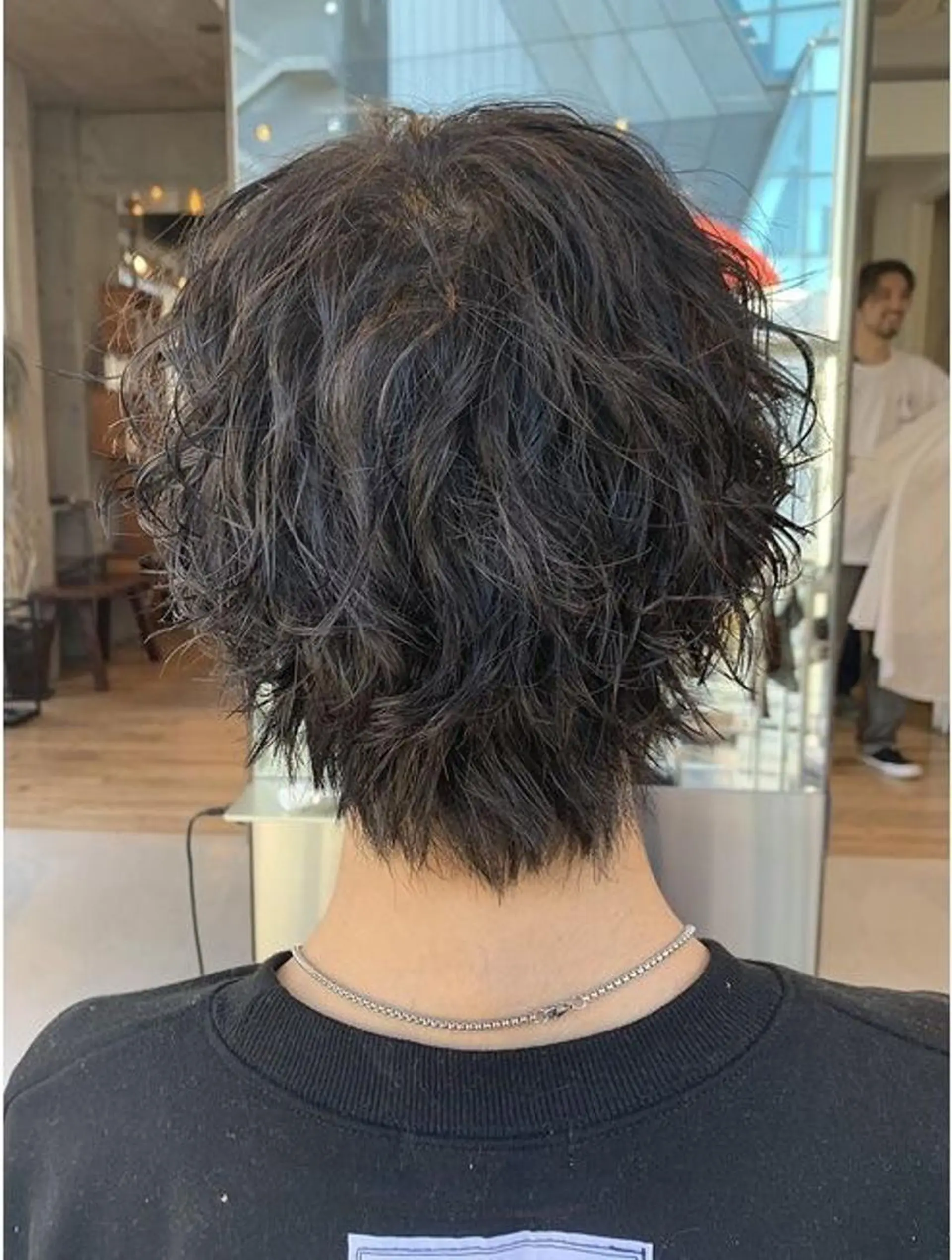 パーマ メンズ メンズパーマ スパイラルパーマ RIN／韓国ヘア レイヤーカットのヘアスタイル