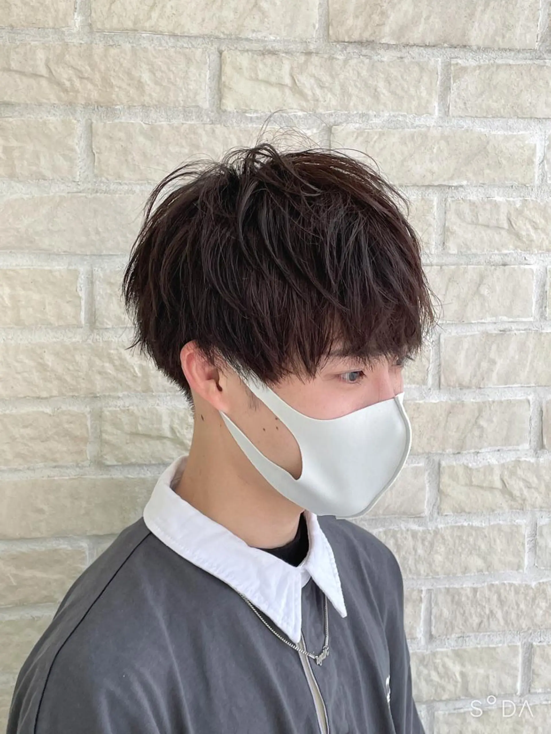 ショート メンズ 🪞髪質改善カラー× レイヤー河村真聖🪞のヘアスタイル