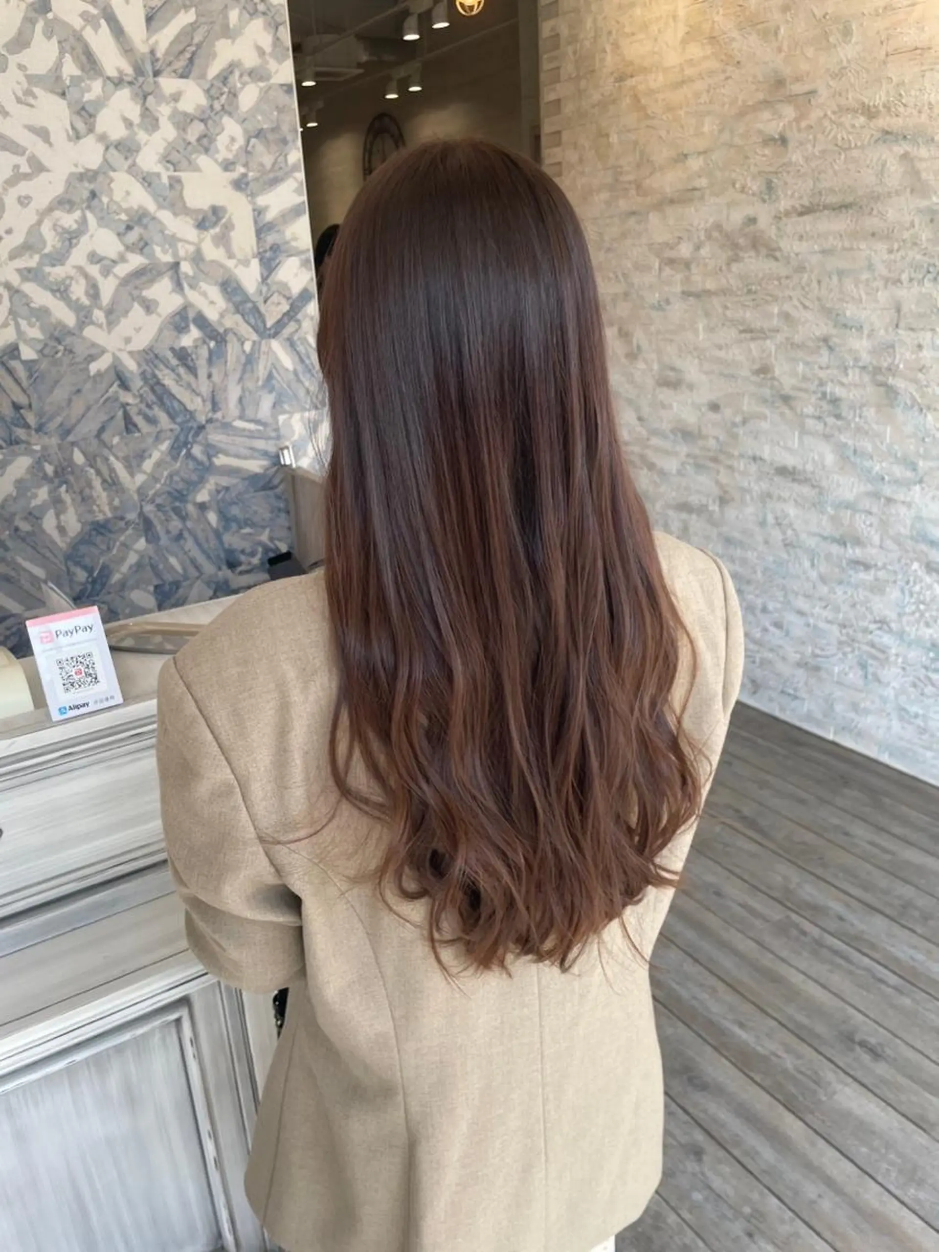 ロング カラー ヘアカラー 🎀柔らか暖色カラ ー💕sayakaのヘアスタイル