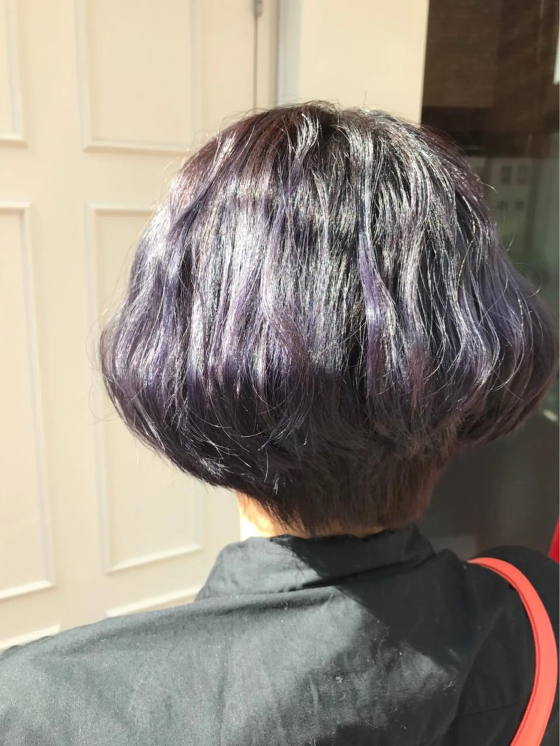 ショート カラー パープルカラー 💈Blanco💈 カラー&ケア🌈のヘアスタイル