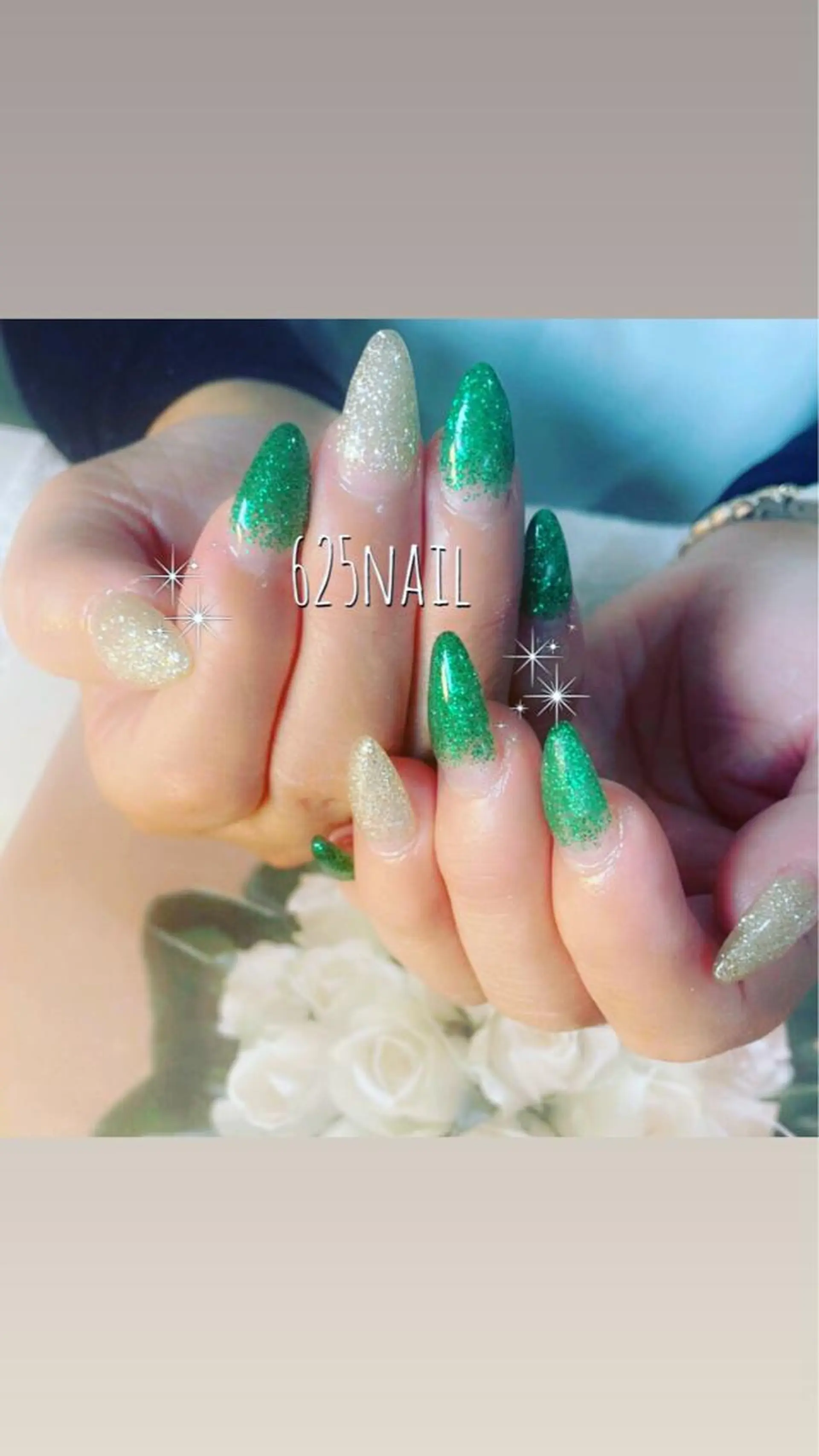 ネイル ハンドネイル 625nail 無料P有/春日白水のネイルデザイン