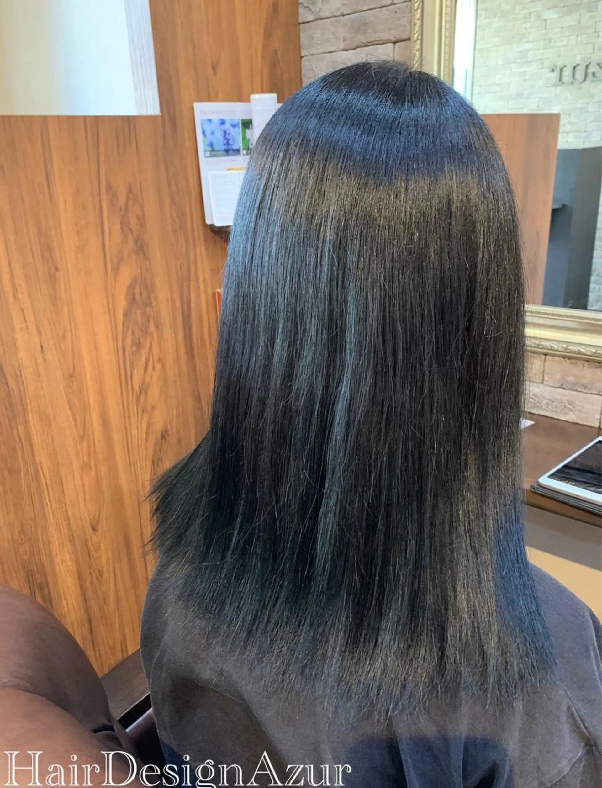 セミロング カラー HairDesign Azurのヘアスタイル