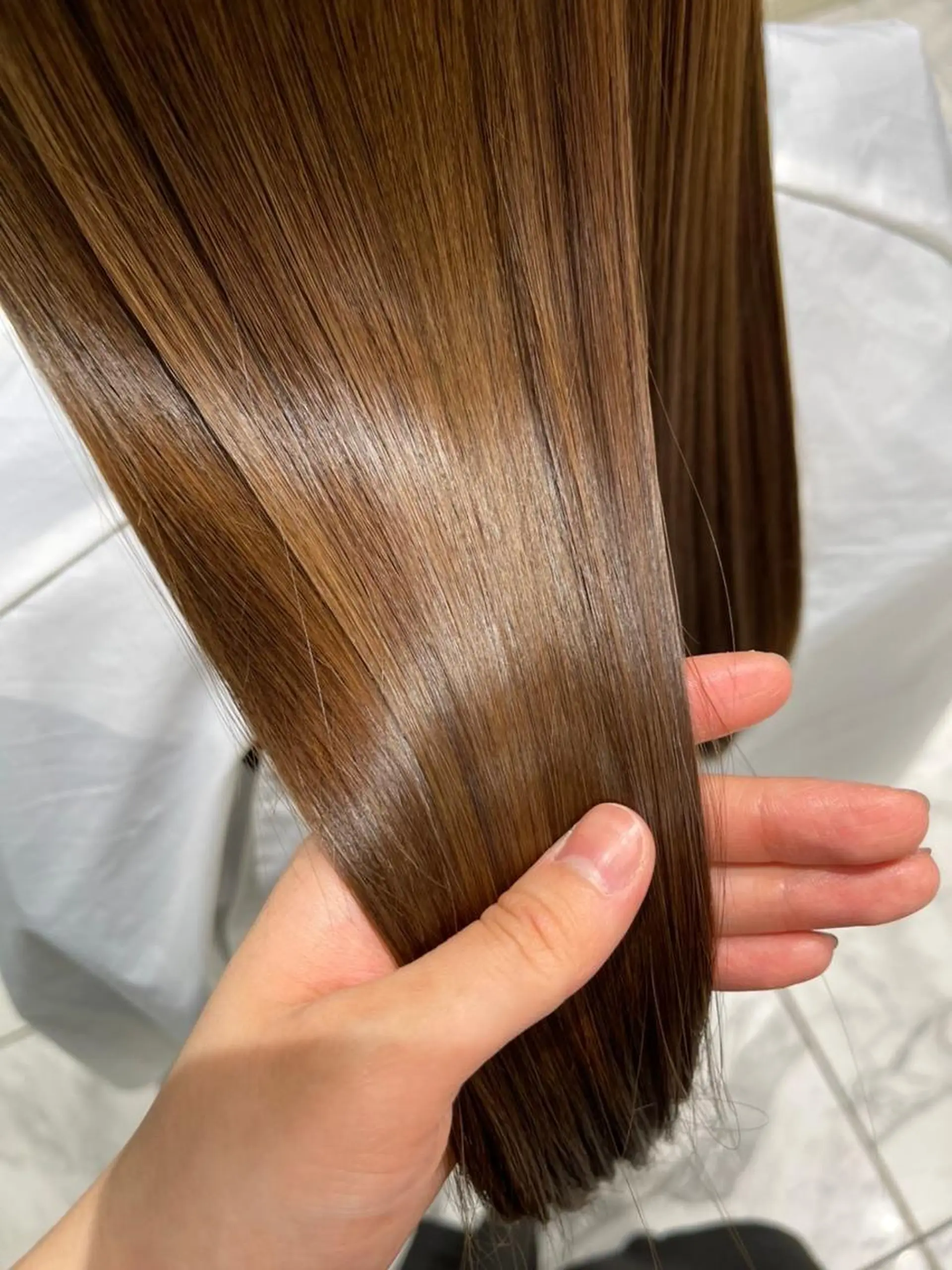 カラー TENSHO 原宿　ハイトーンのヘアスタイル