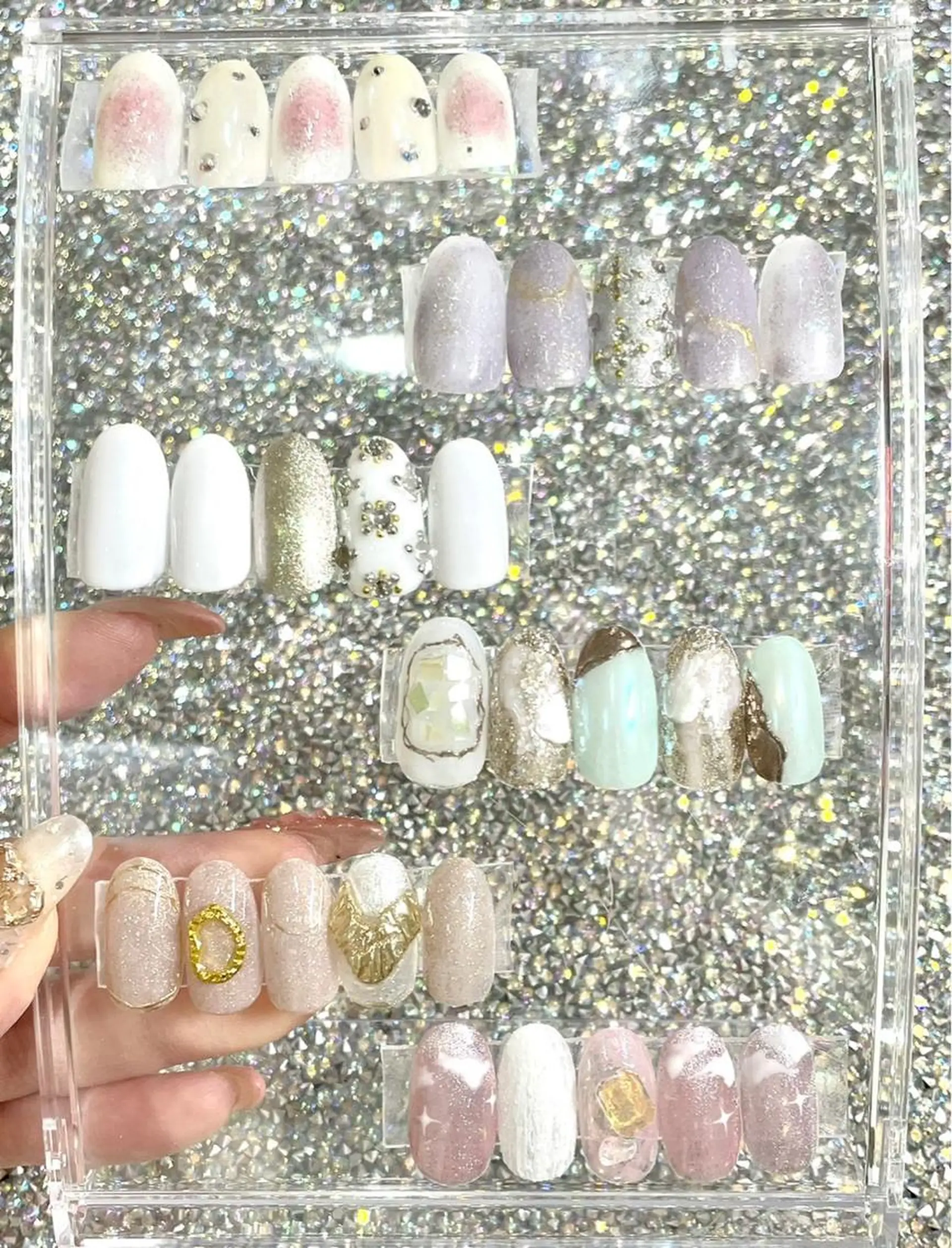 セミロング BURGUNDY 🌹eriのネイルデザイン