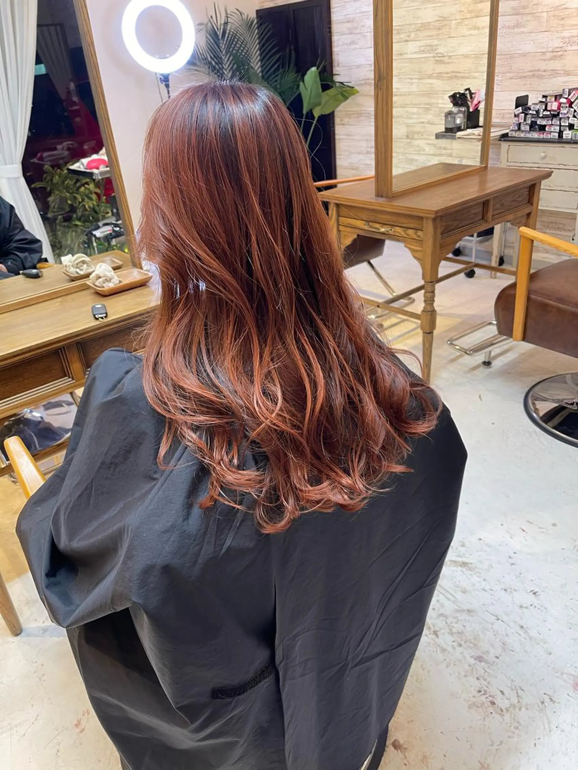 セミロング カラー カット ヘアカラー トリートメント MARDI GRAS 蘭丸のヘアスタイル