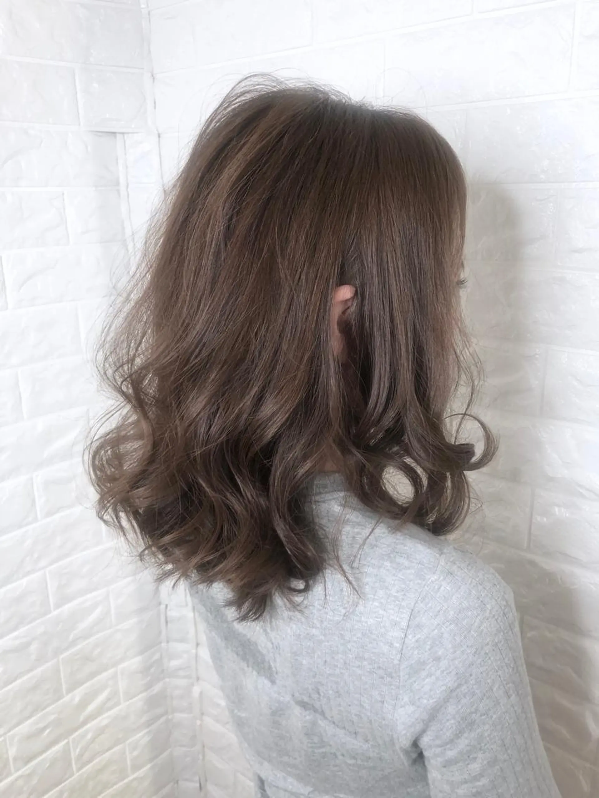 ミディアム 縮毛矯正/髪質改善 主税巧一のヘアスタイル