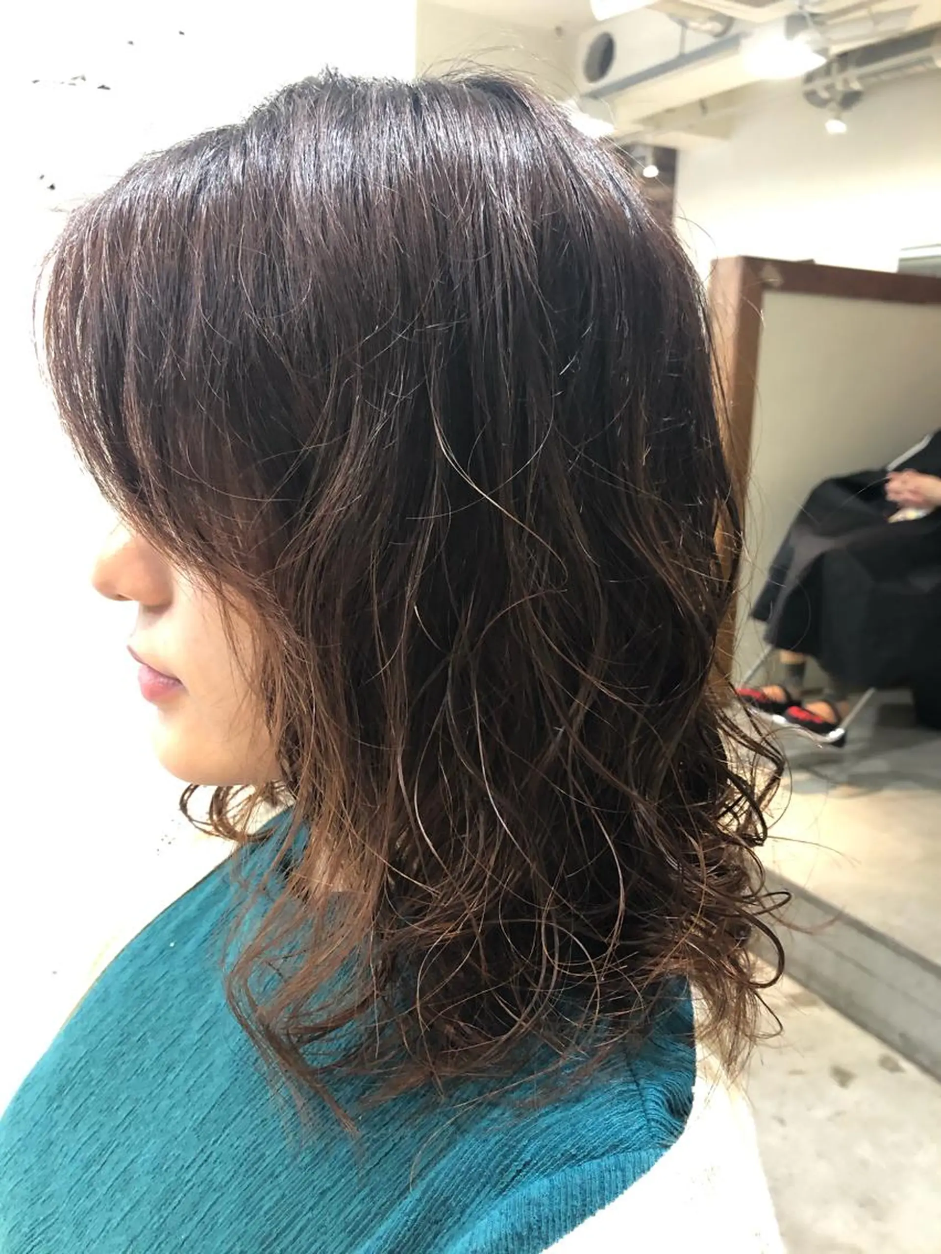 ミディアム パーマ パーマ美容師 hanaのヘアスタイル