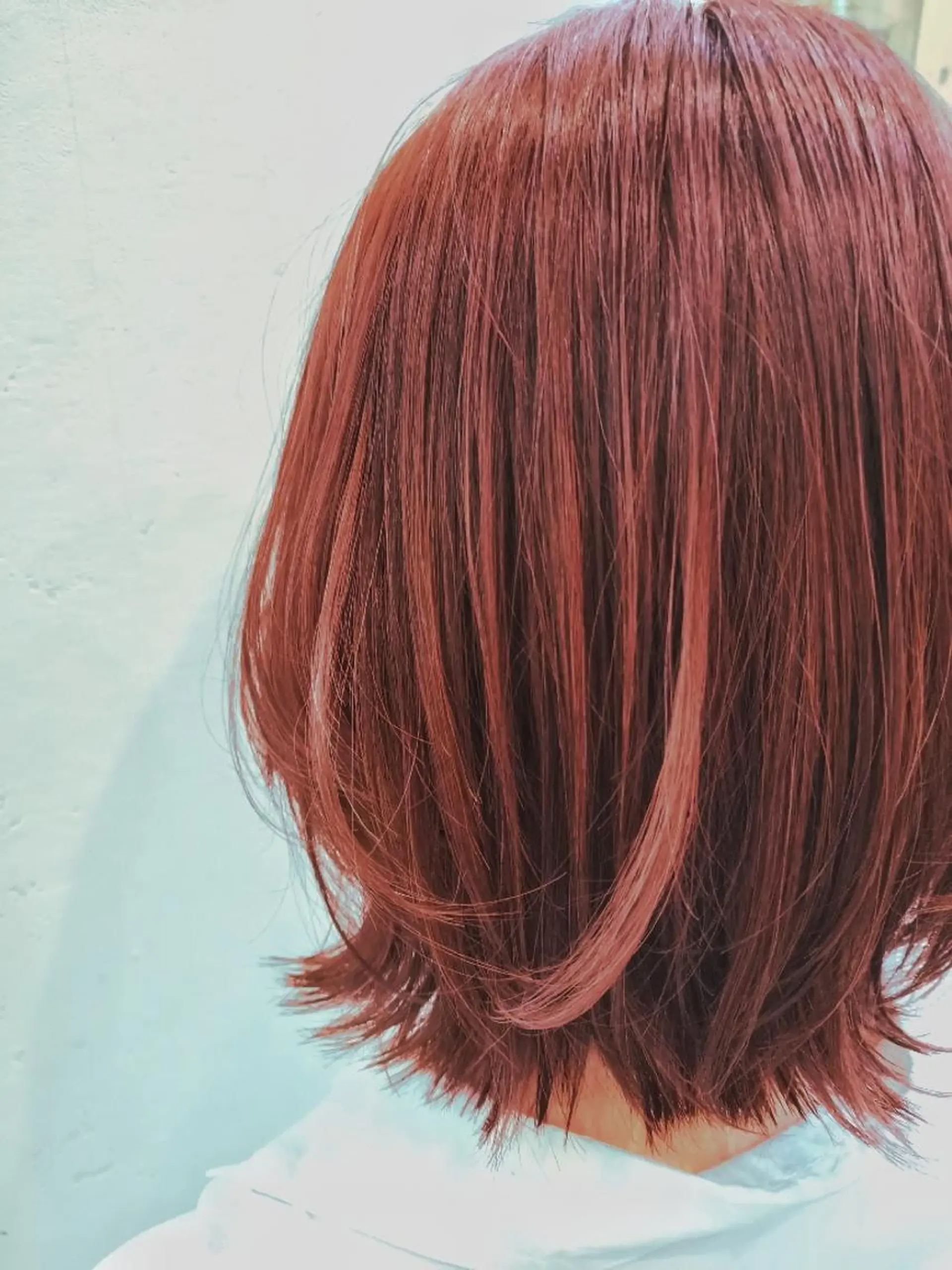 ミディアム ボブレイヤー ボブ くびれヘア くびれレイヤー レイヤーカット カット ヘアカラー トリートメント N°emirai溝口 MG 🌈梶谷龍吾のヘアスタイル