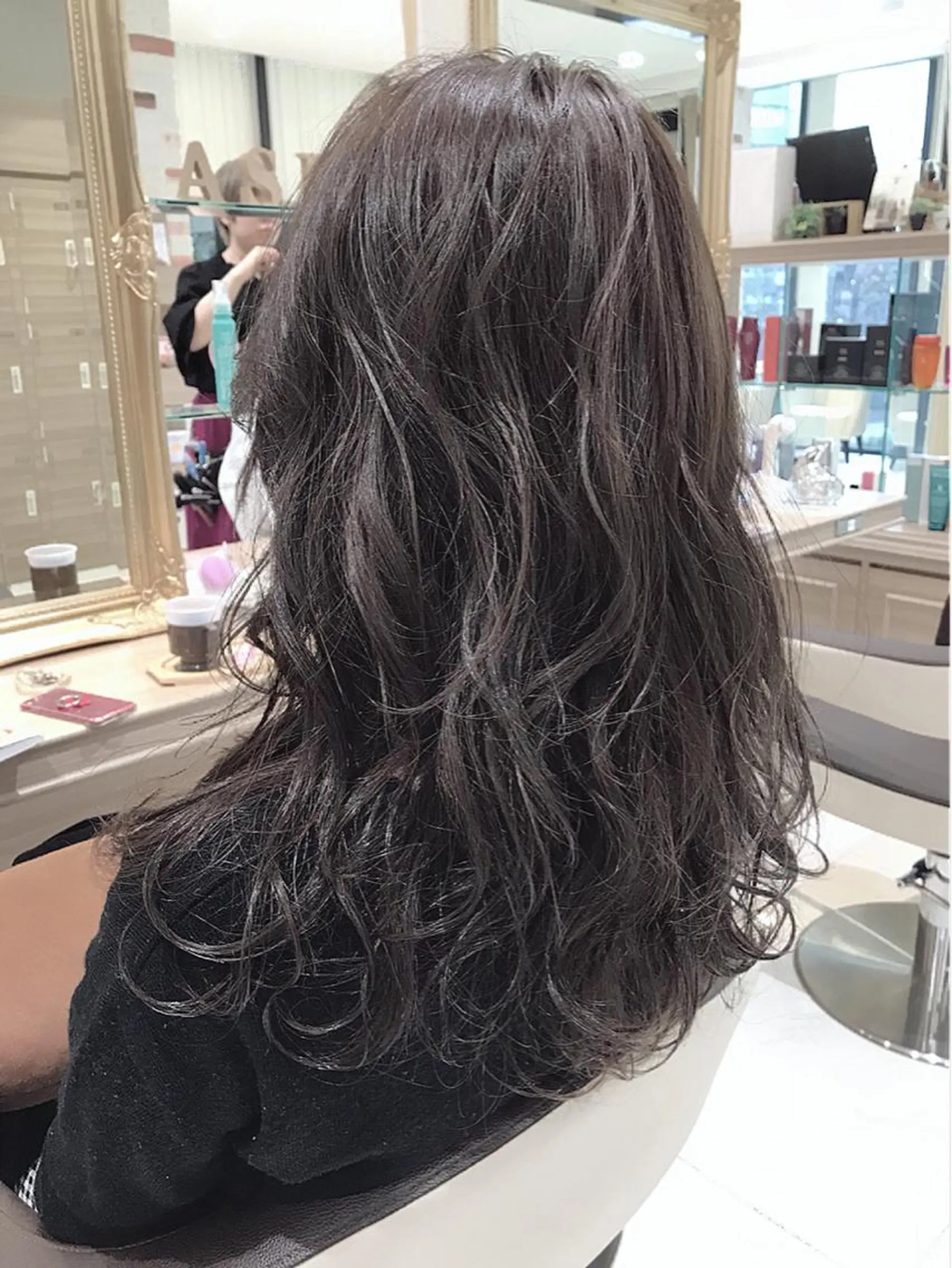 ロング カット ヘアカラー トリートメント 新宿 木下拓哉のヘアスタイル