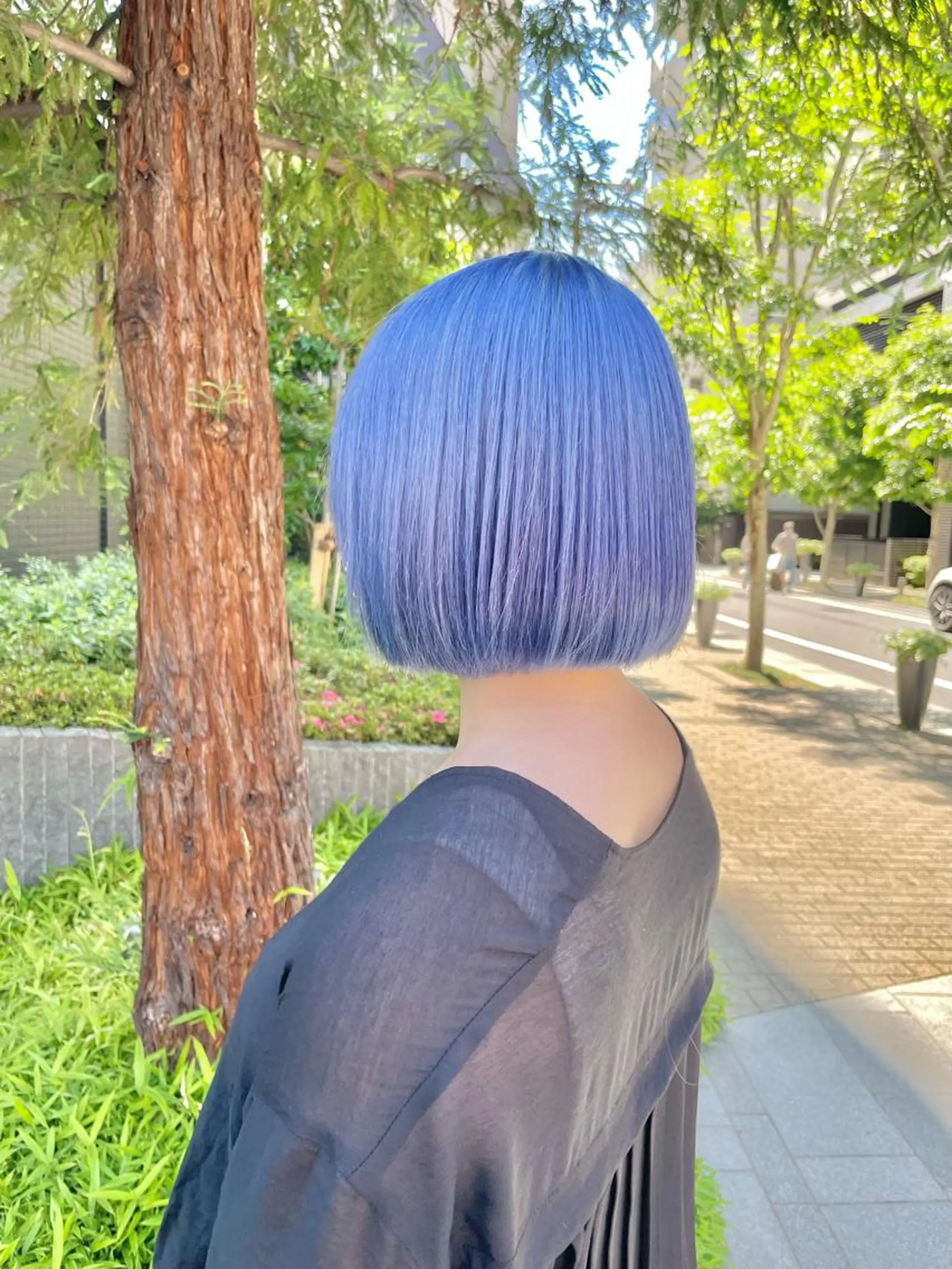 ショート カラー アッシュ バレイヤージュ ベージュカラー 黒髪 ブリーチ Carpe Diem所属・安田和洋 ブリーチカラー特化のヘアスタイル