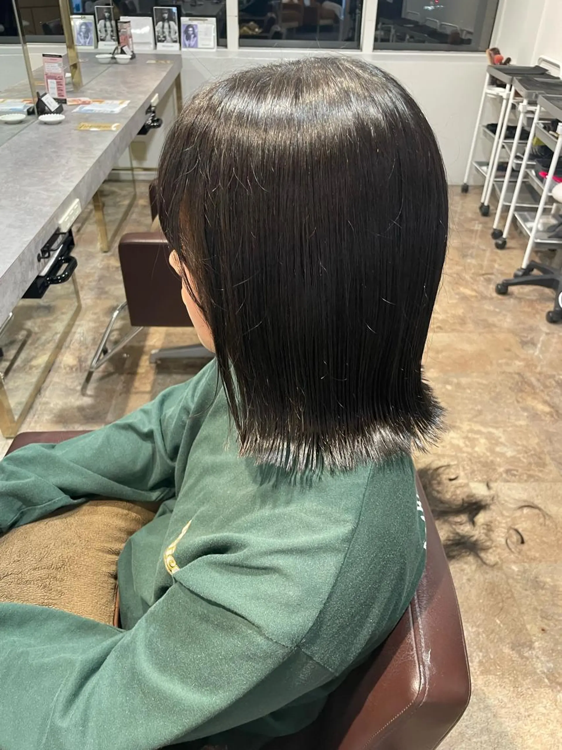 ミディアム ボブ 外ハネヘア 森 愛佳のヘアスタイル