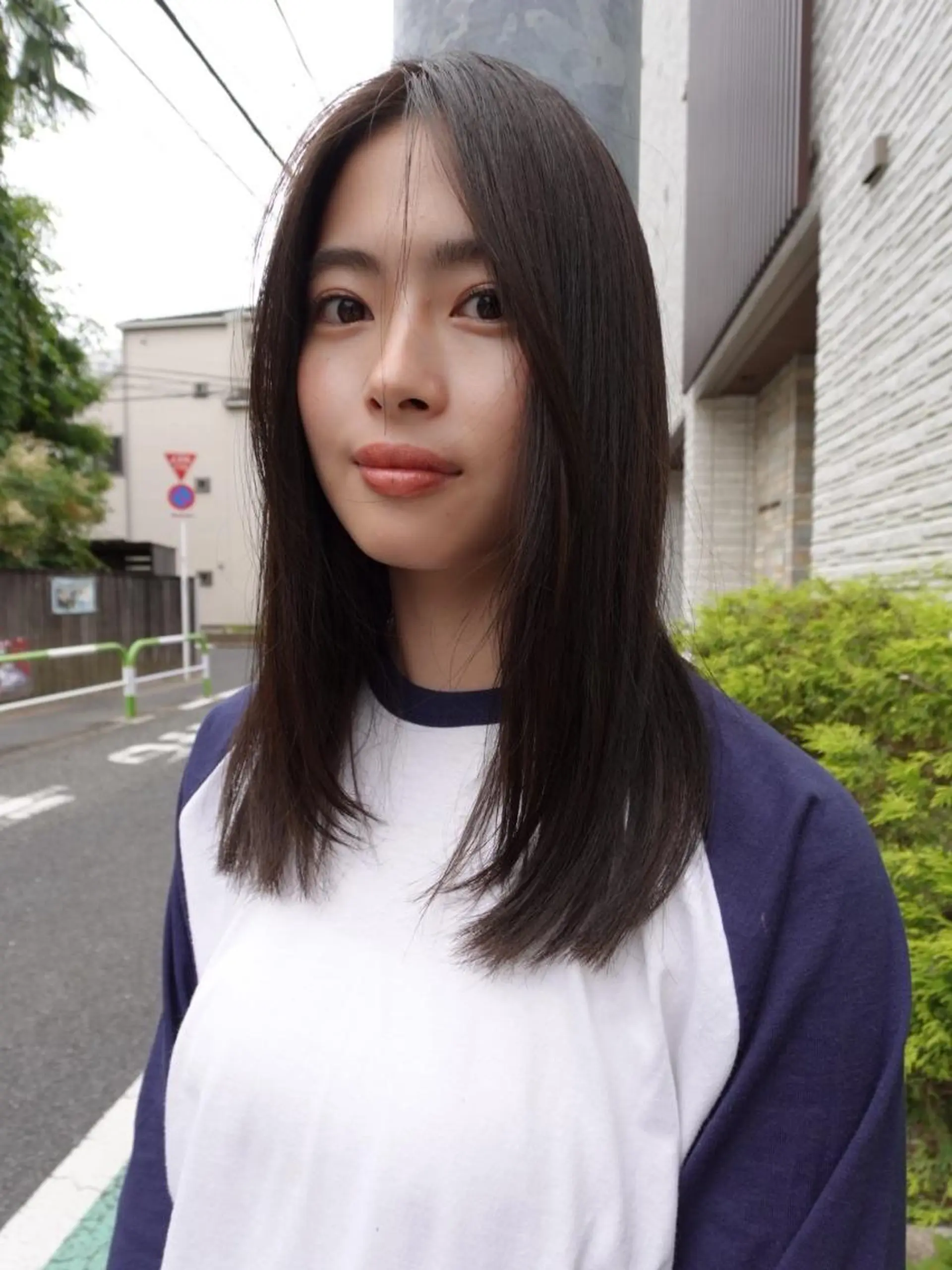 ミディアム ショートボブ ミディアムパーマ ボブ ハイライト 髪質改善 カット CEINE PATHのヘアスタイル