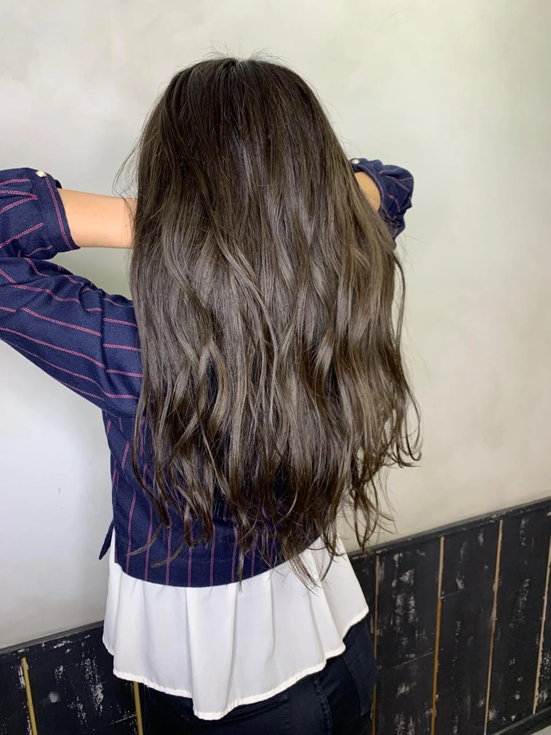 ロング カラー カット ヘアカラー トリートメント AUBE HAIRazul吉祥寺所属・髪質改善✨幹細胞✨ ウルツヤ🌈清水　祥のヘアスタイル