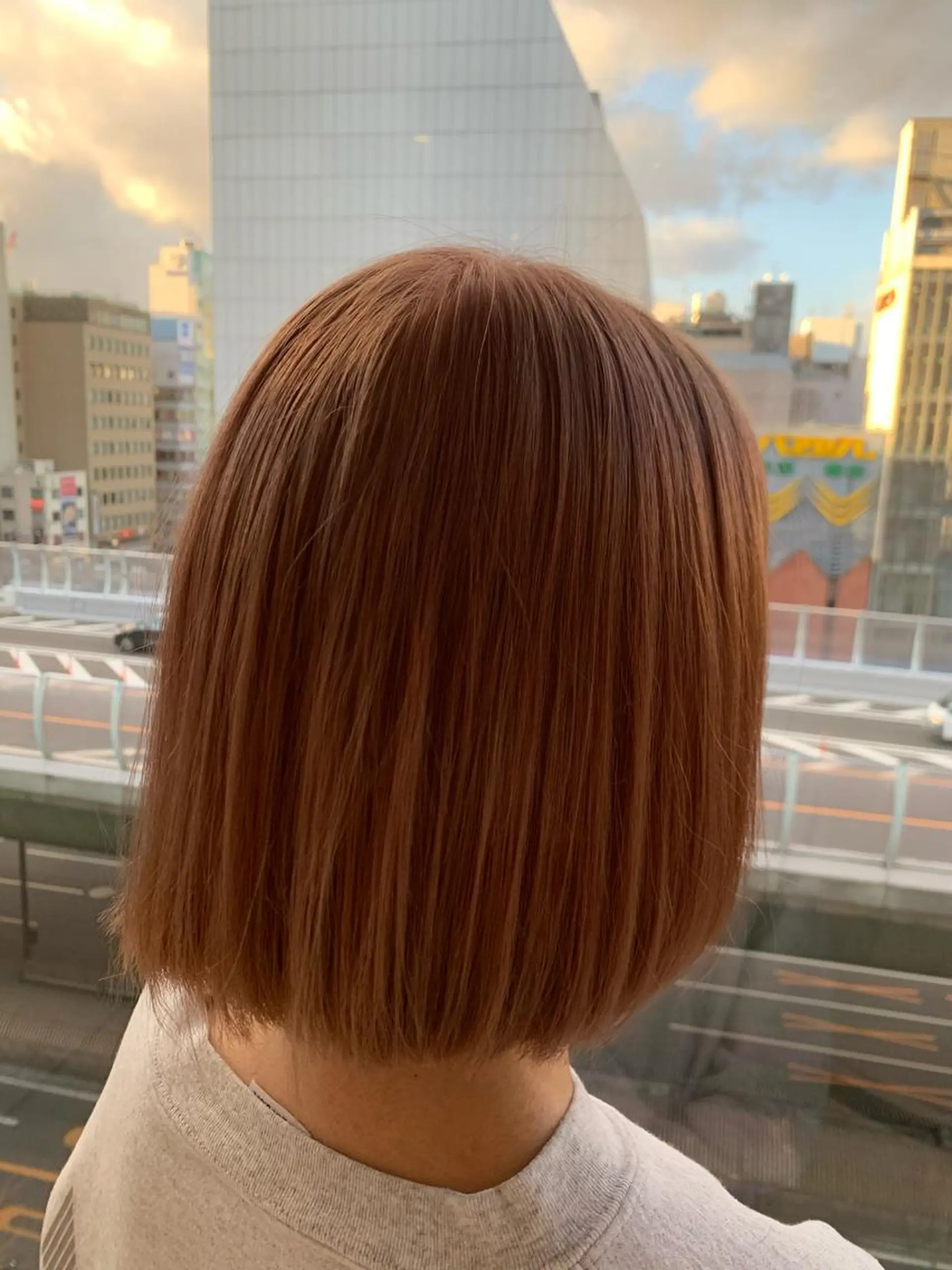 ショート カラー トリートメント 縮毛矯正 トリートメント LUXBE LUCE那覇イオン店所属・LUXBE LUCEのヘアスタイル