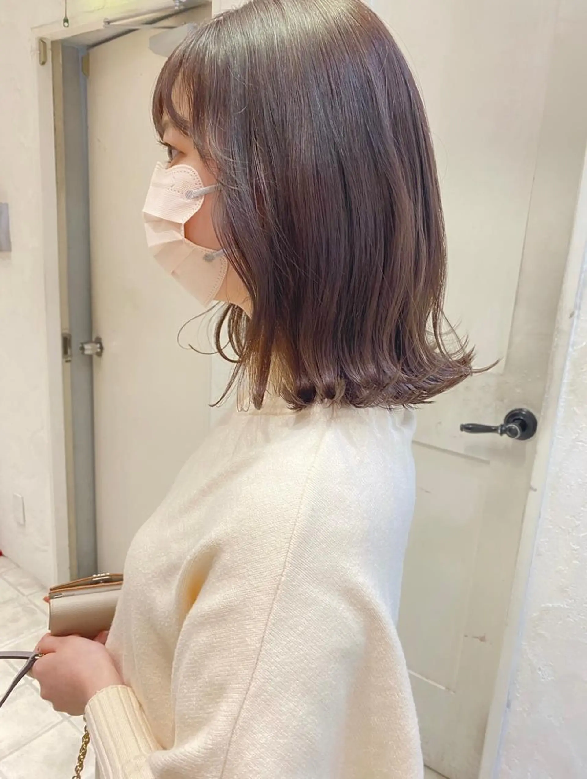 ミディアム カラー ベージュカラー ラベンダーカラー ラベンダーベージュ 🌟アレンジが似合う カラー🌟Rumiのヘアスタイル