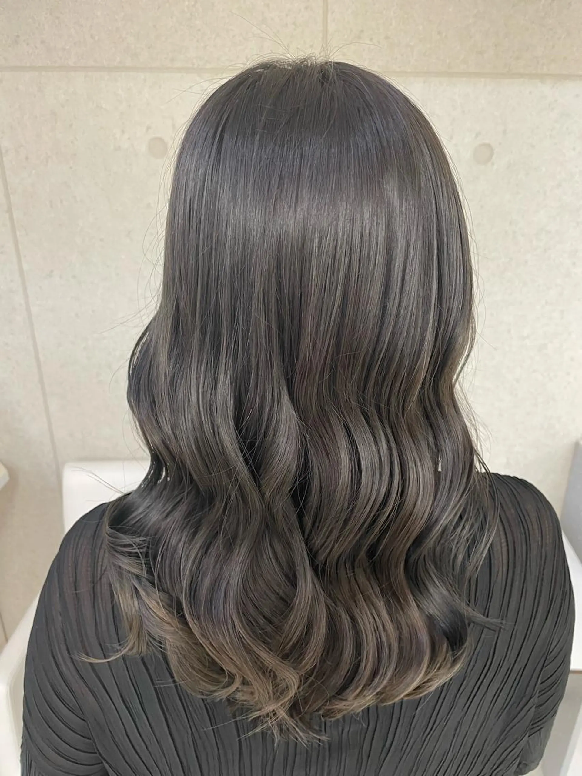 ミディアム カラー 簡単スタイリングヘア 💫ﾖｺﾊｼのヘアスタイル