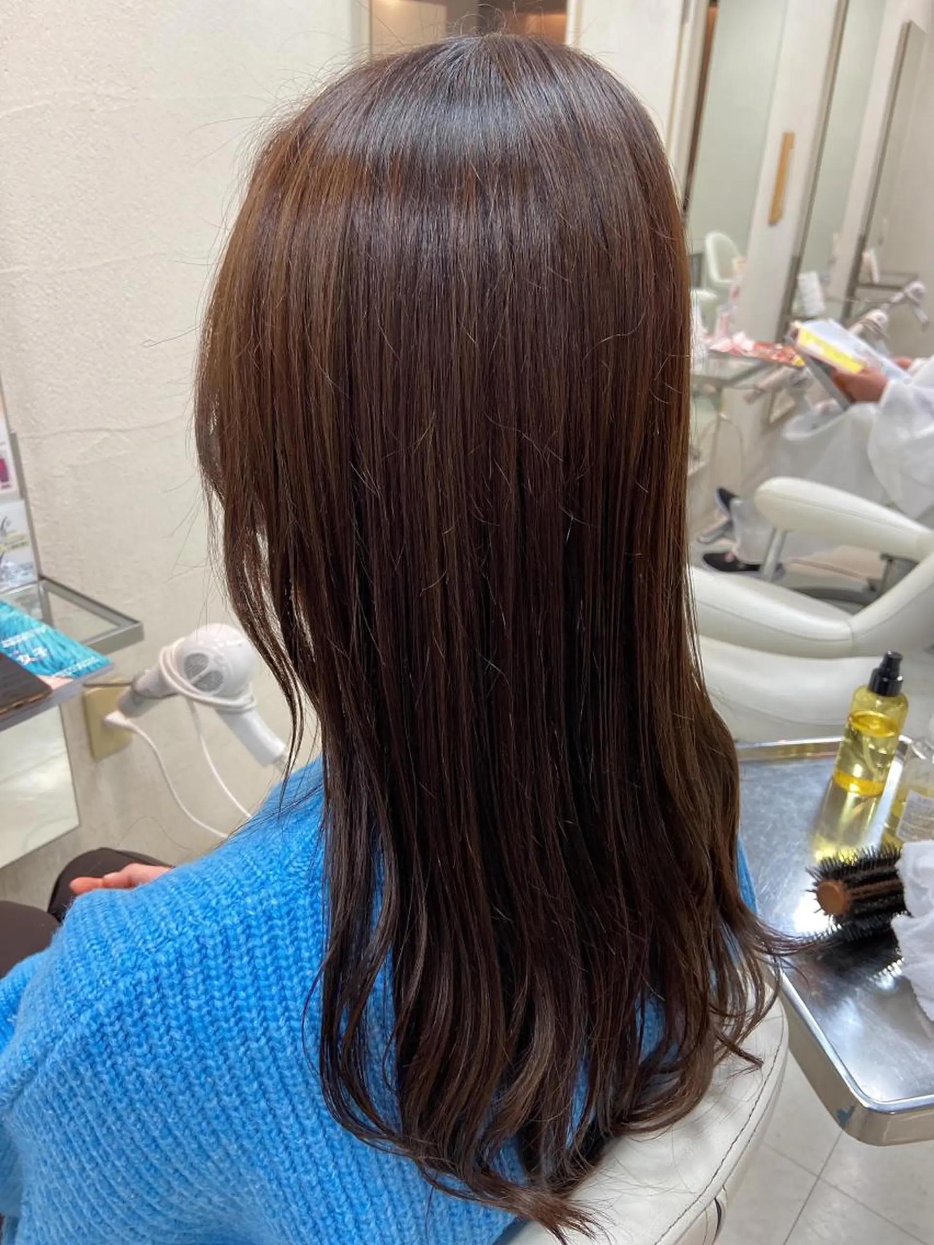 ロング トリートメント 菊地 美憂のヘアスタイル