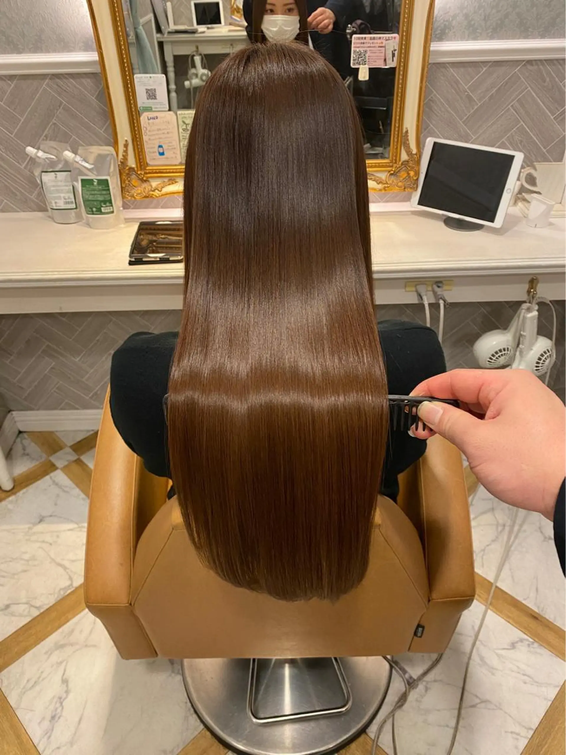ロング パーマ 髪質改善 縮毛矯正 Londnaitre MAHOのヘアスタイル