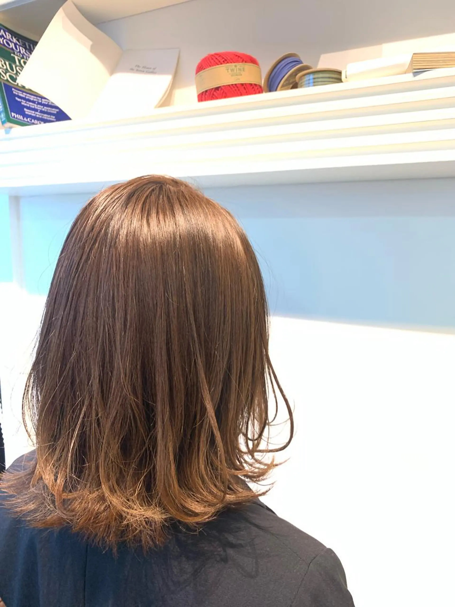 ミディアム カット ヘアカラー トリートメント ヘッドスパ ヘアセット 山口 竣也のヘアスタイル
