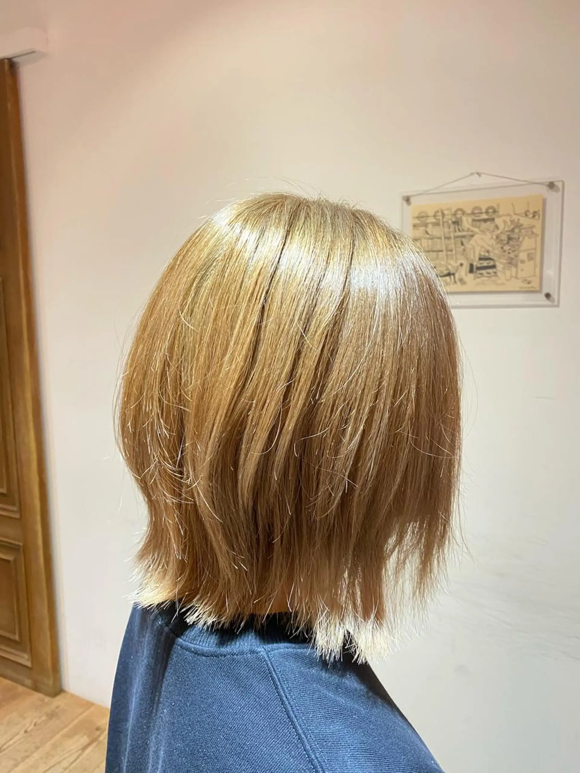 ミディアム カラー わかばやし ゆうこのヘアスタイル