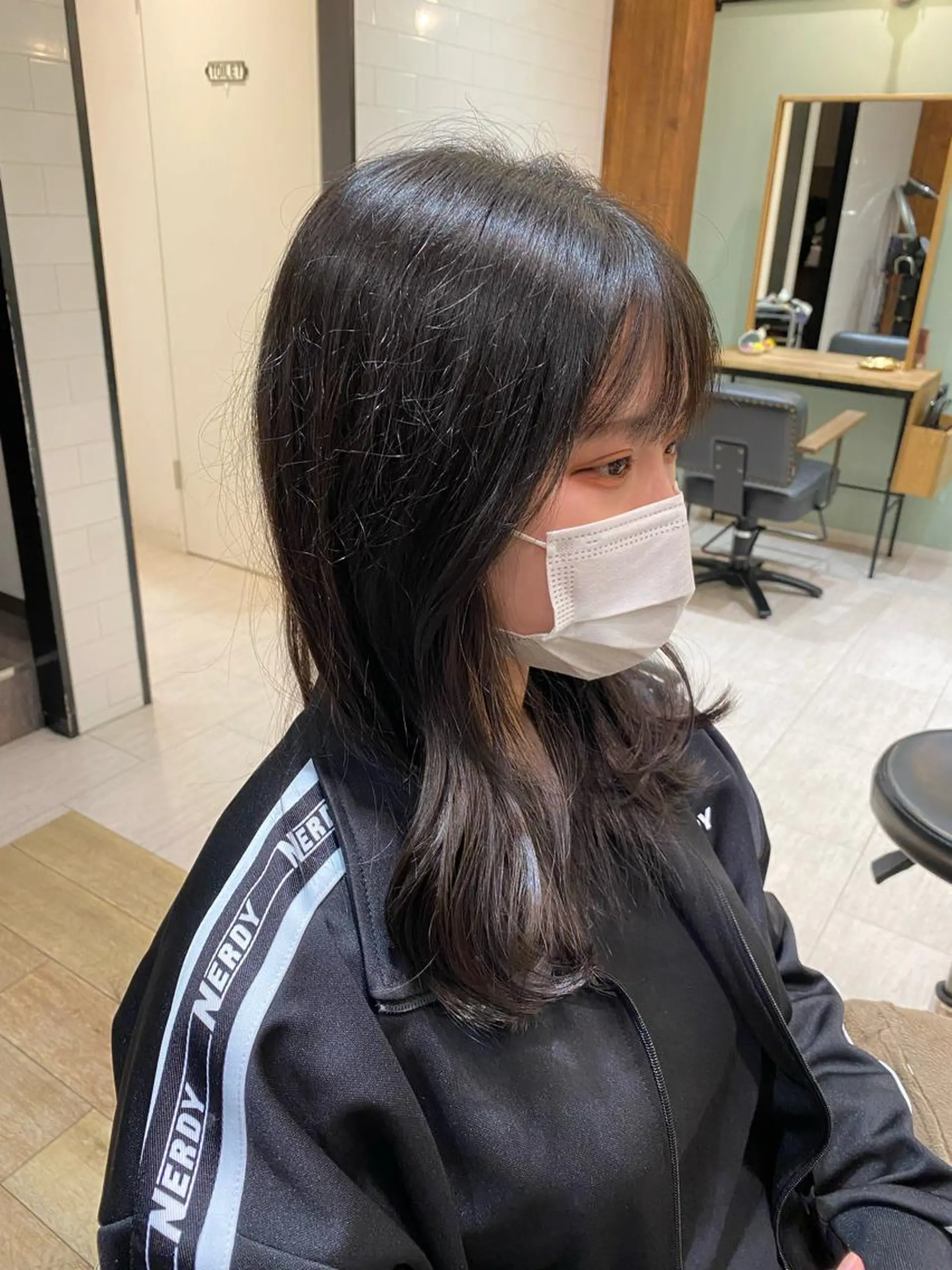 セミロング 韓国風ヘア 韓国トレンドヘア しゅーやのヘアスタイル