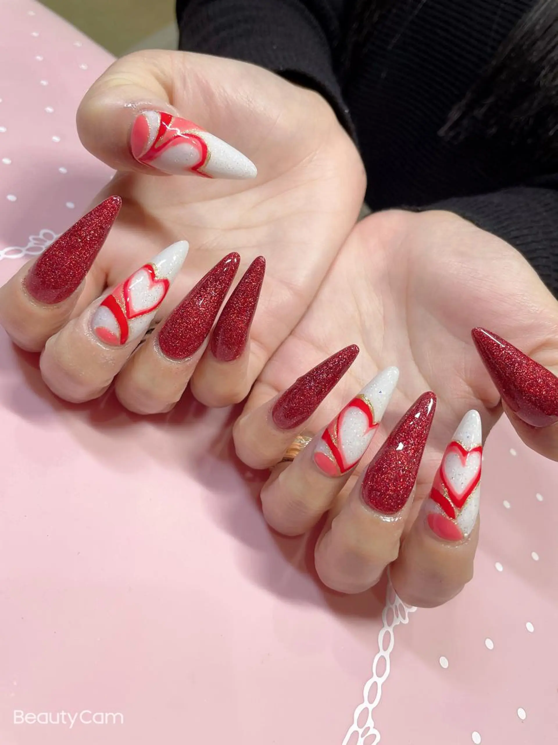 ロング ネイル ハンドネイル 《LB》ラブリエ Nail&eyeのマツエク・マツパデザイン