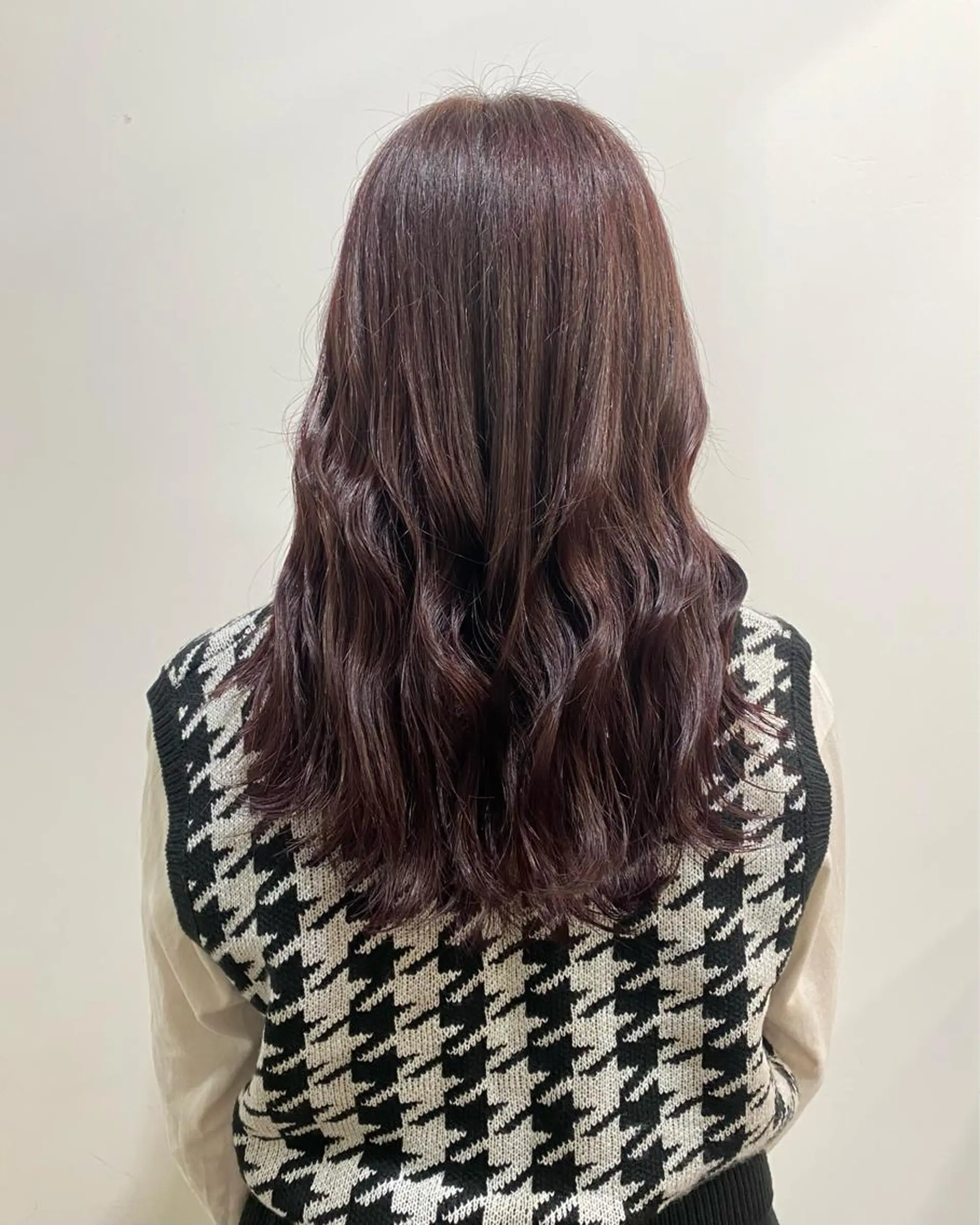 セミロング ヘアカラー トリートメント つじ みさきのヘアスタイル