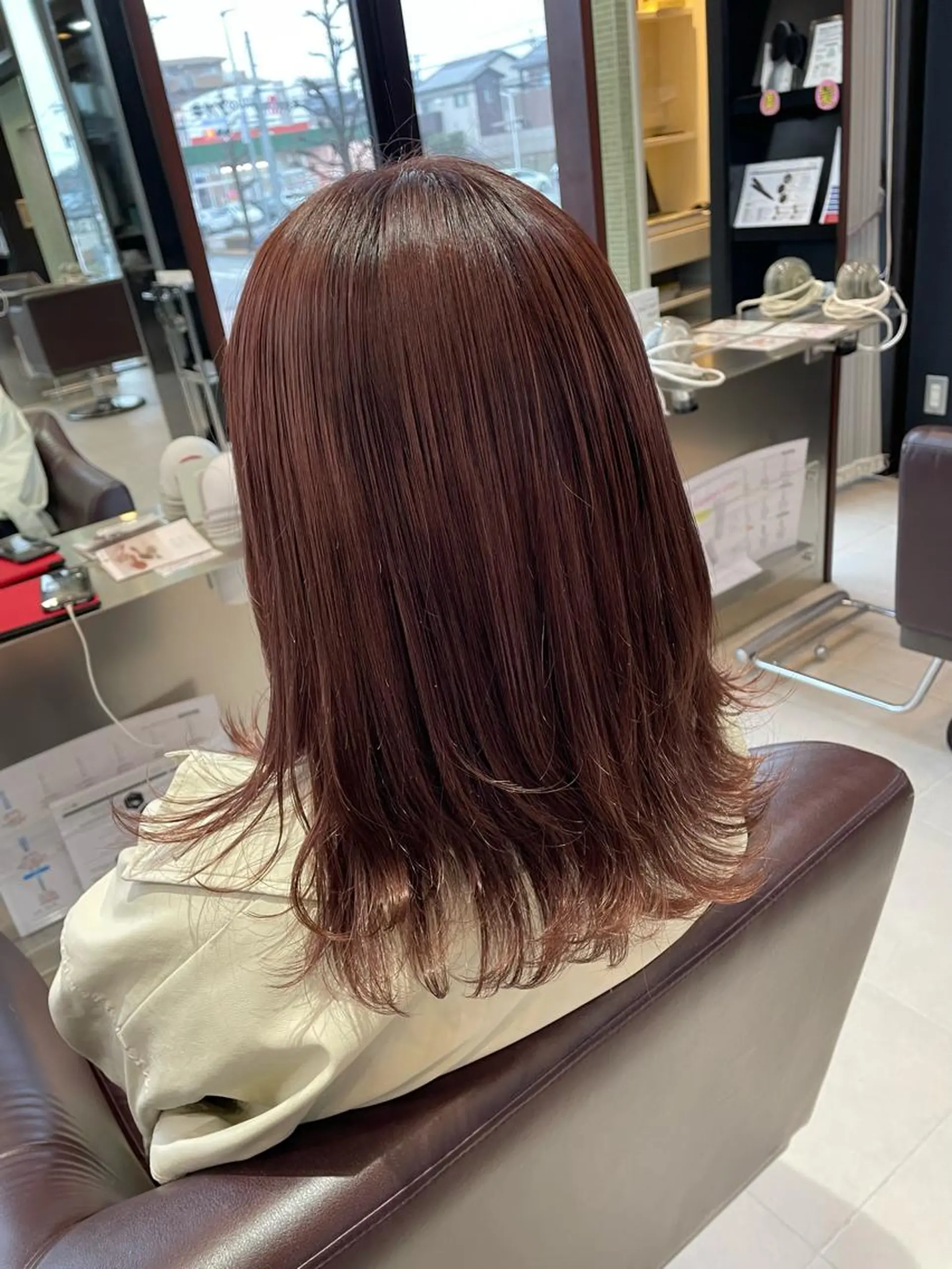 セミロング カラー ヘアアレンジ 坂尻 嘉珠也のヘアスタイル
