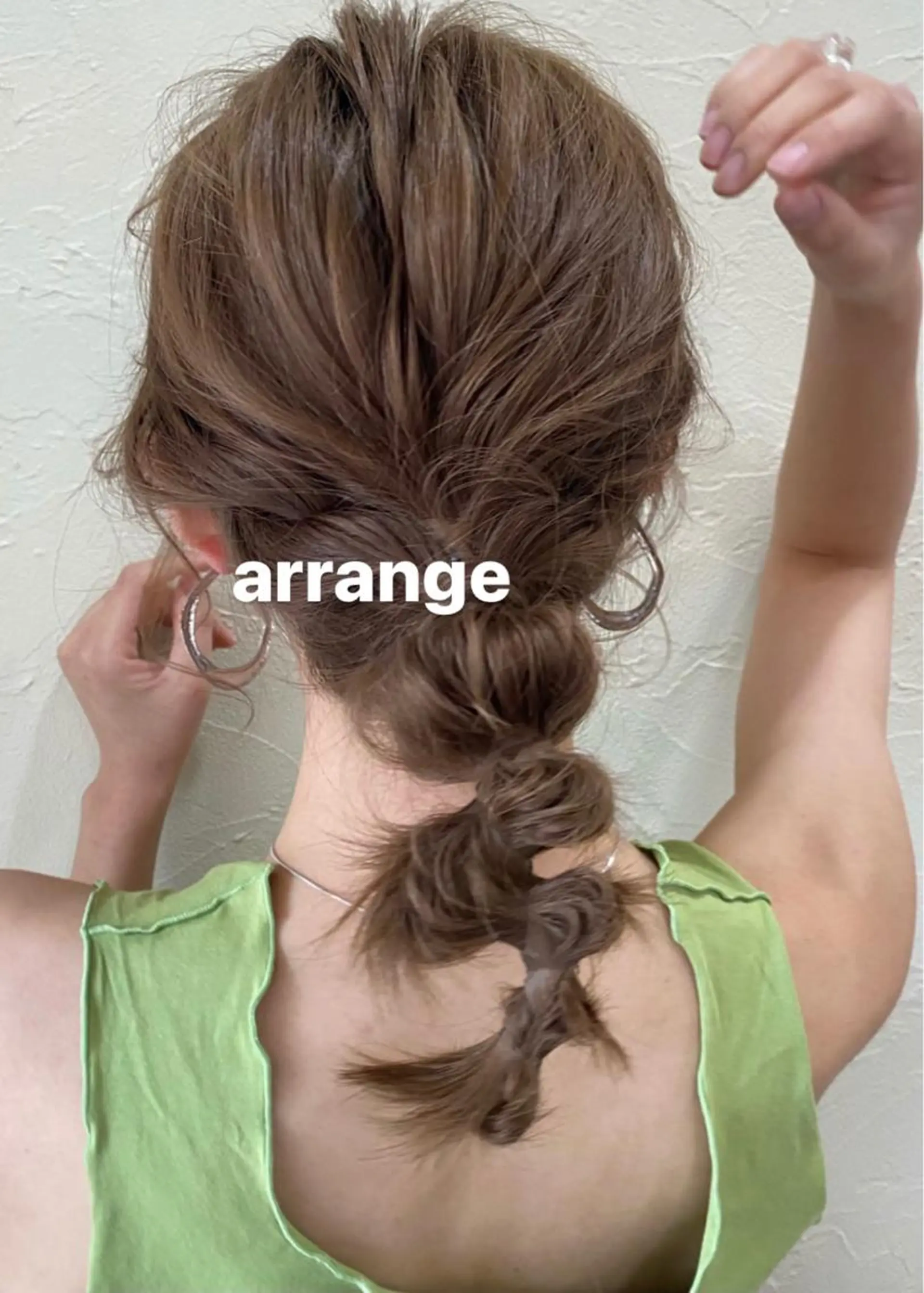 セミロング ヘアアレンジ 簡単アレンジ カット ENIF ヤマグチアツコのヘアスタイル