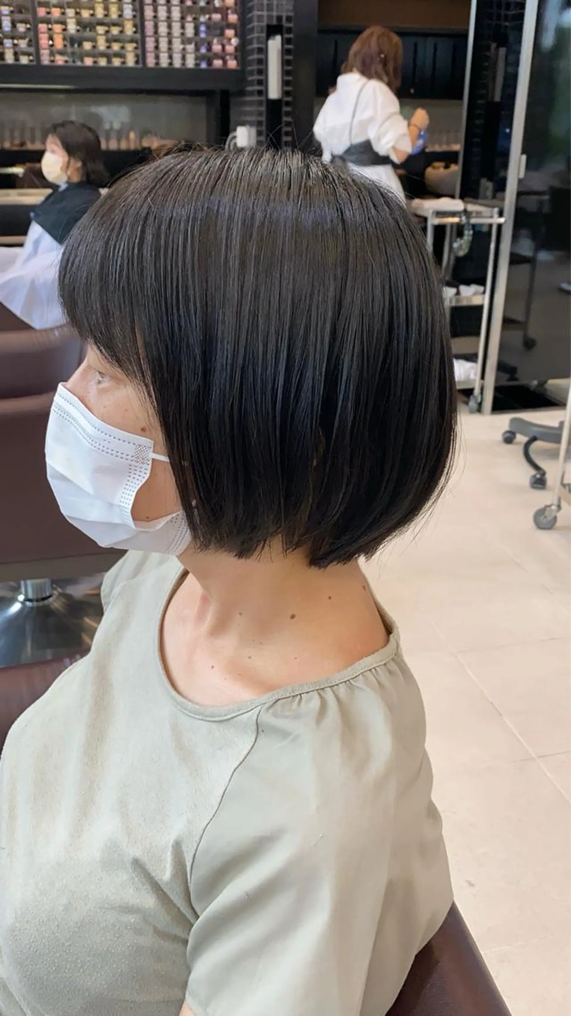 ショート パーマ ヘアアレンジ メンズ ストレートパーマ 坂尻 嘉珠也のヘアスタイル