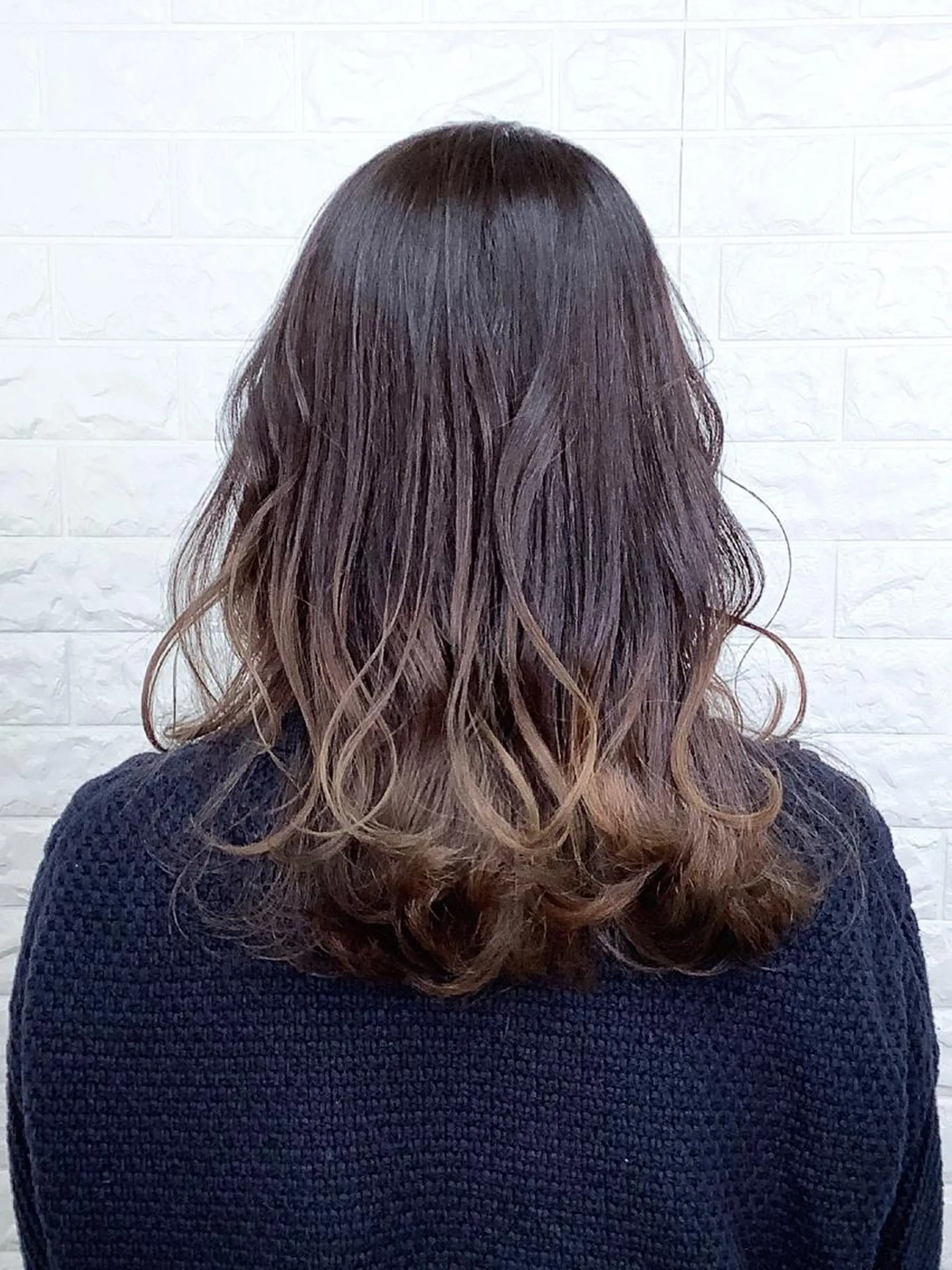 ミディアム カラー エイジングケア特化 美容師✂️山崎竜二のヘアスタイル