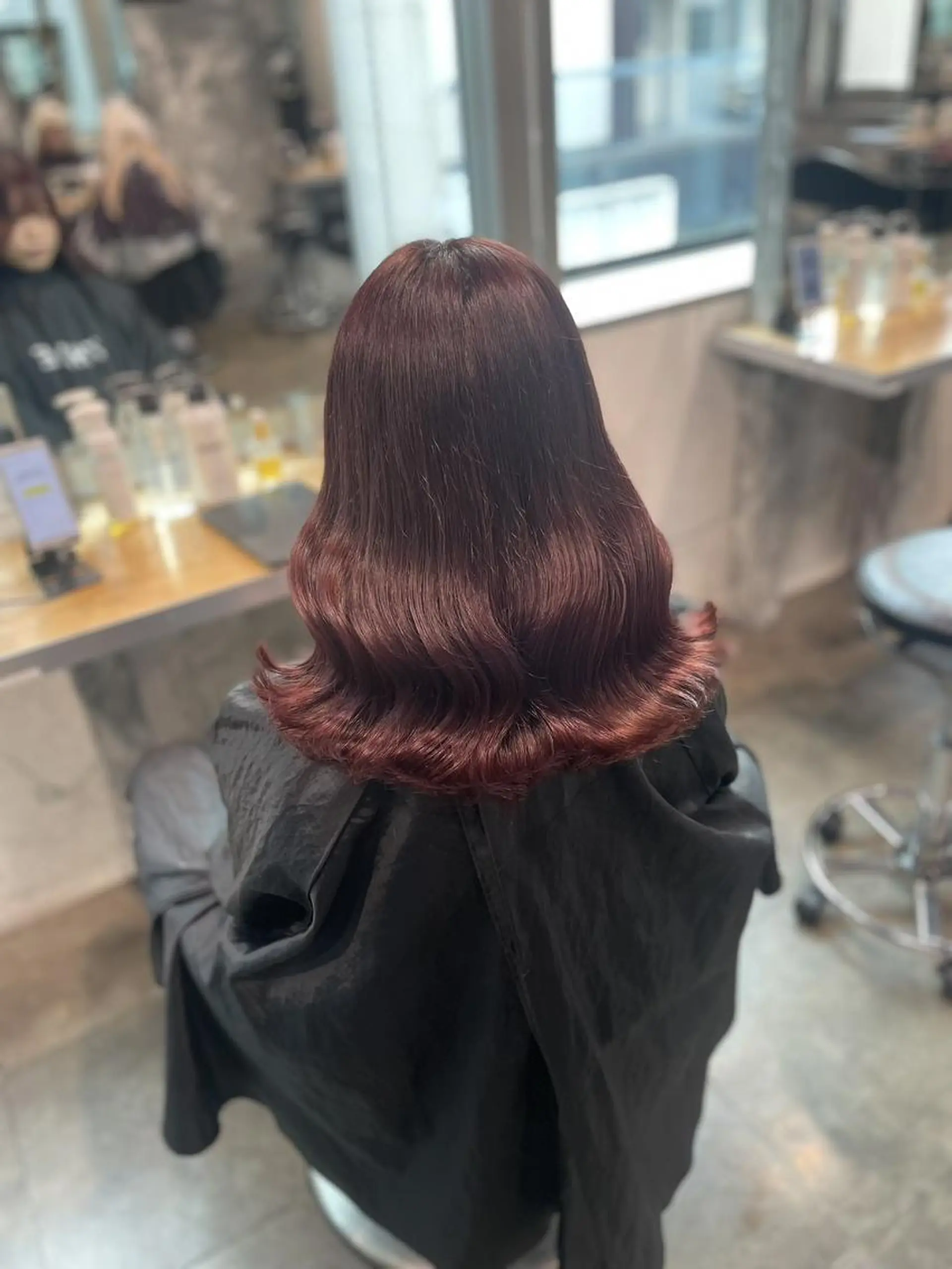 カラー ヘアカラー トリートメント ヘッドスパ ヘアセット ガーリーヘア💌トレ ンド暖色💌Yuuのヘアスタイル