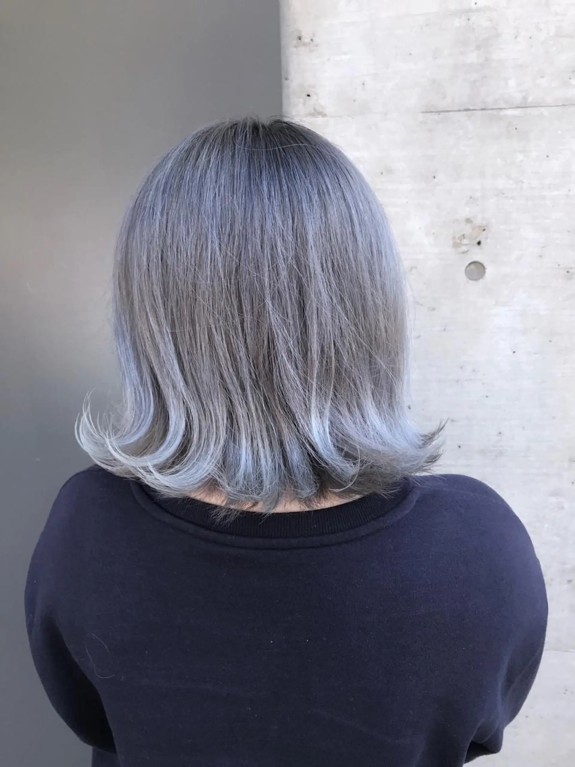 ショート カラー シルバー バイオレットカラー ていねい技術No.1 🌈諏訪 健太のヘアスタイル