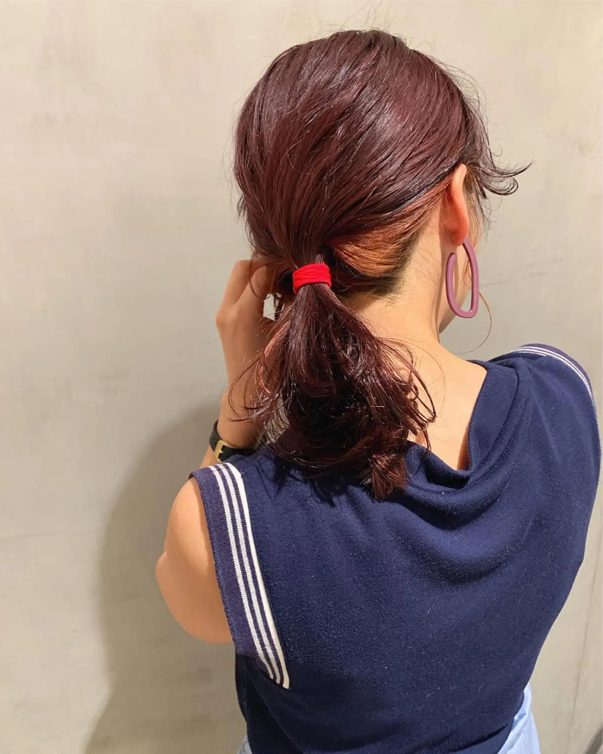 ミディアム カラー ヘアカラー トリートメント 優 作のヘアスタイル