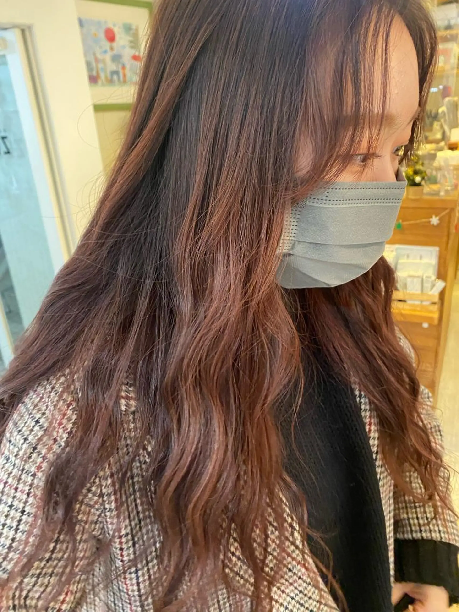 ロング カラー ヘアアレンジ niconail 千歳烏山店所属・niconail 🧣ayu 📍烏山のネイルデザイン
