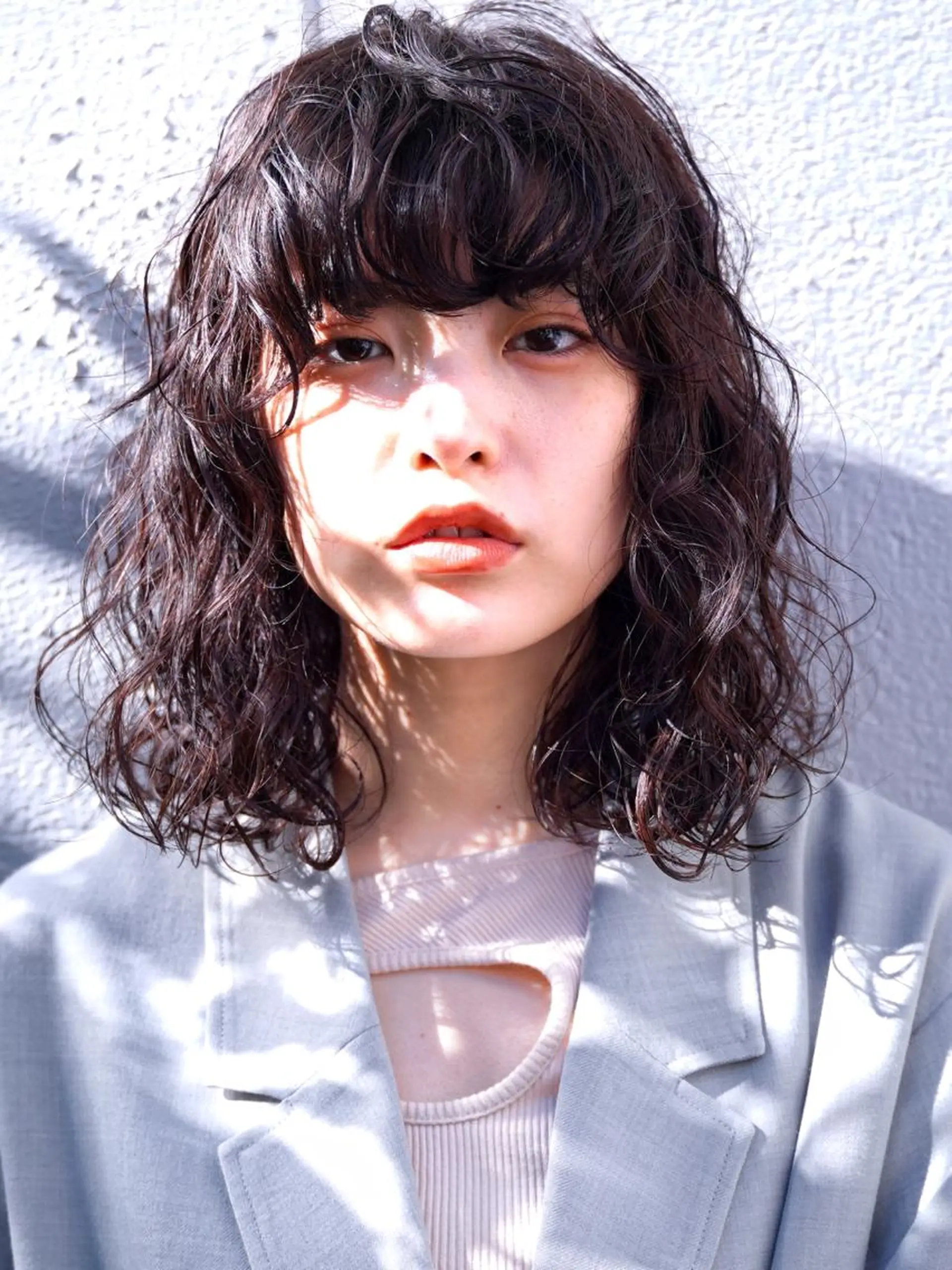 セミロング パーマ セミロングパーマ スパイラルパーマ メンズ支持率No.1 KAIのヘアスタイル