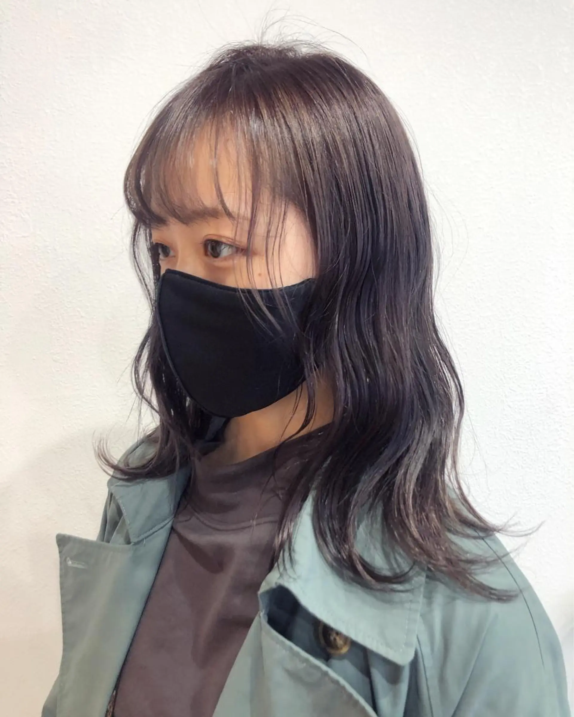 セミロング カラーモデル募集 吉原佳穂💗のヘアスタイル