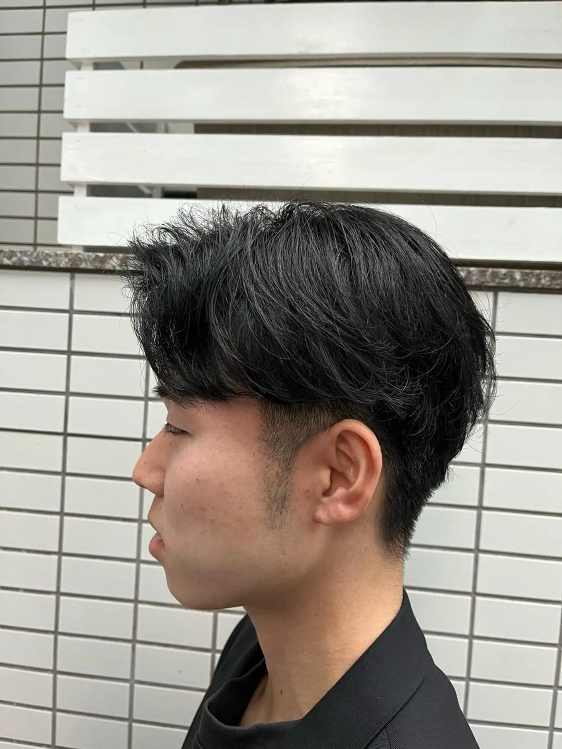 ショート パーマ メンズ カット パーマ トリートメント ヘアセット 🏆メンズヘア特化 🥇代表りんぺーのヘアスタイル