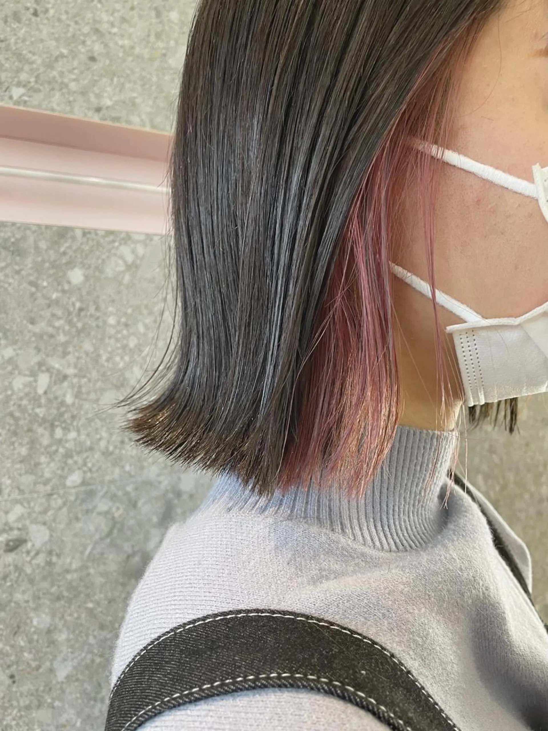 ショート カラー ピンクカラー カット ヘアカラー トリートメント PHIDGE所属・山下 千明のヘアスタイル