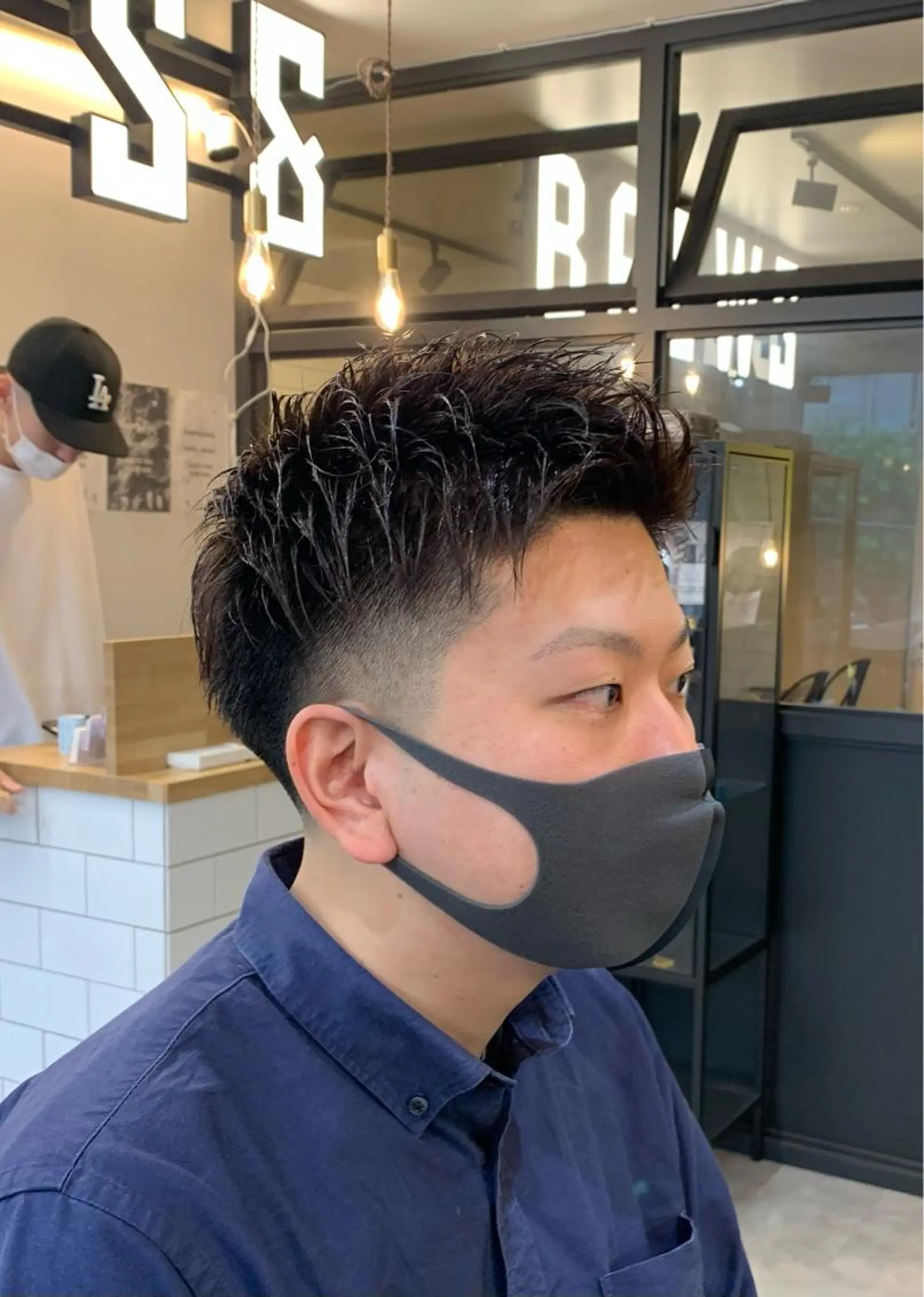 ショート メンズ フェードカット FRANKS BARBER and BEER CLUB所属・メンズカット 大畑公平のヘアスタイル