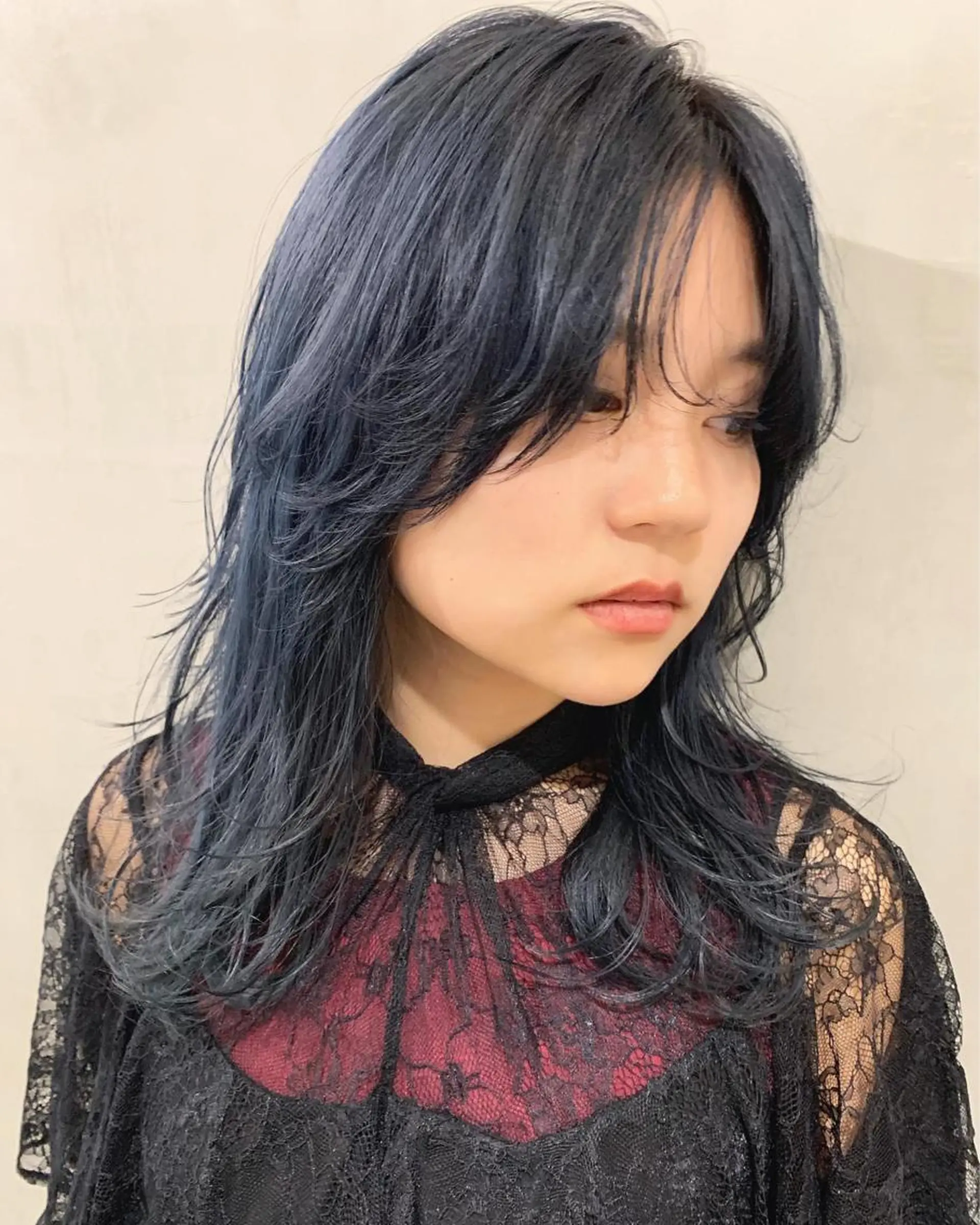 ミディアム カラー ヘアカラー トリートメント 優 作のヘアスタイル