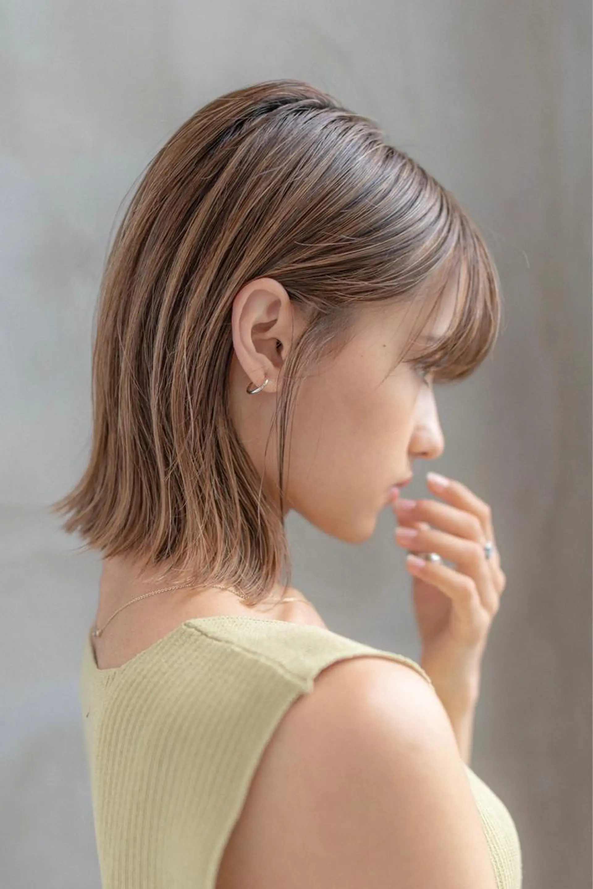 ミディアム カラー 髪質改善 RAF TOKYO所属・10月限定モニター 髪質改善美髪矯正のヘアスタイル