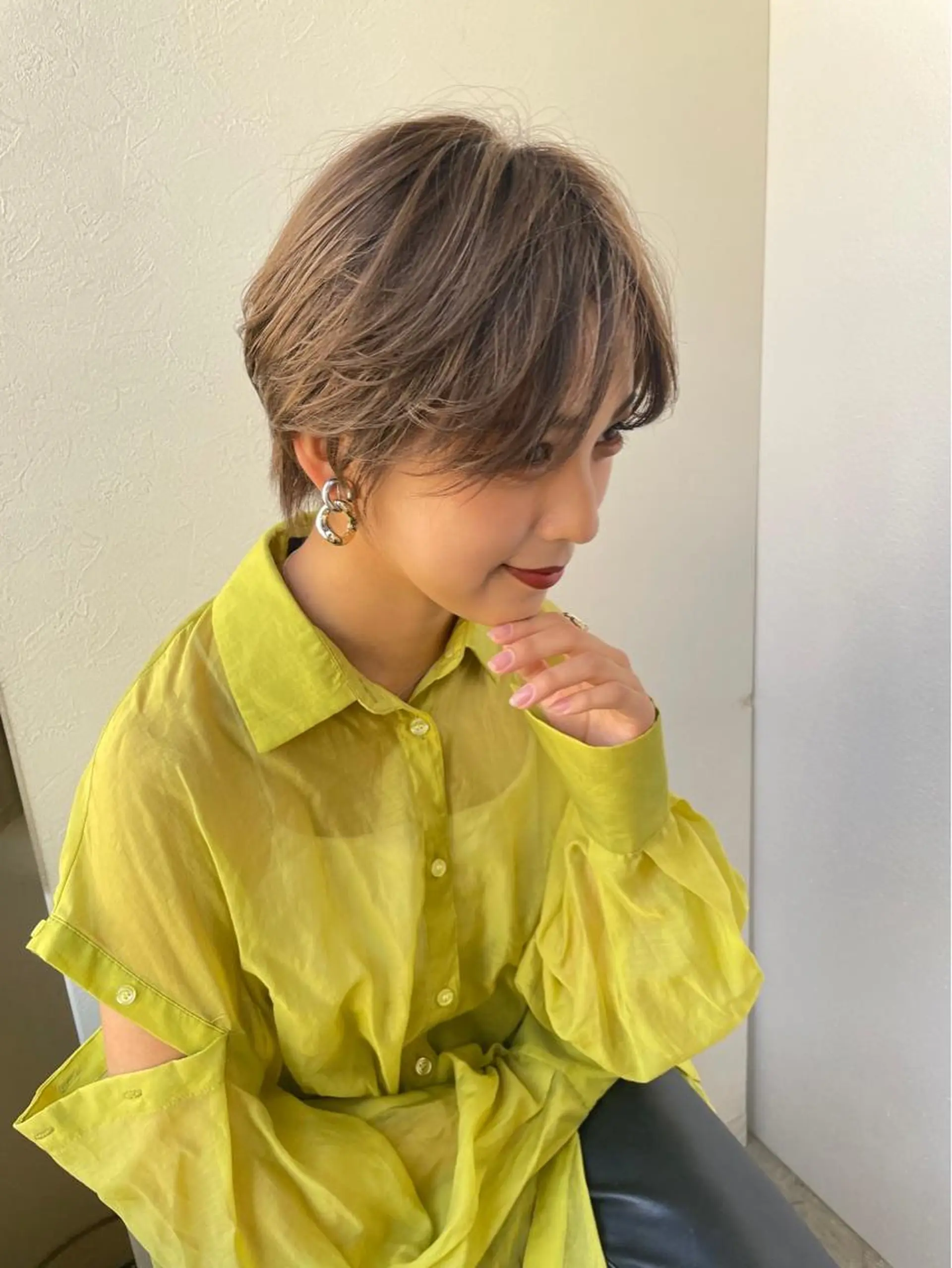 ショート 透明感カラー特化 🫧西岡輝美🫧のヘアスタイル