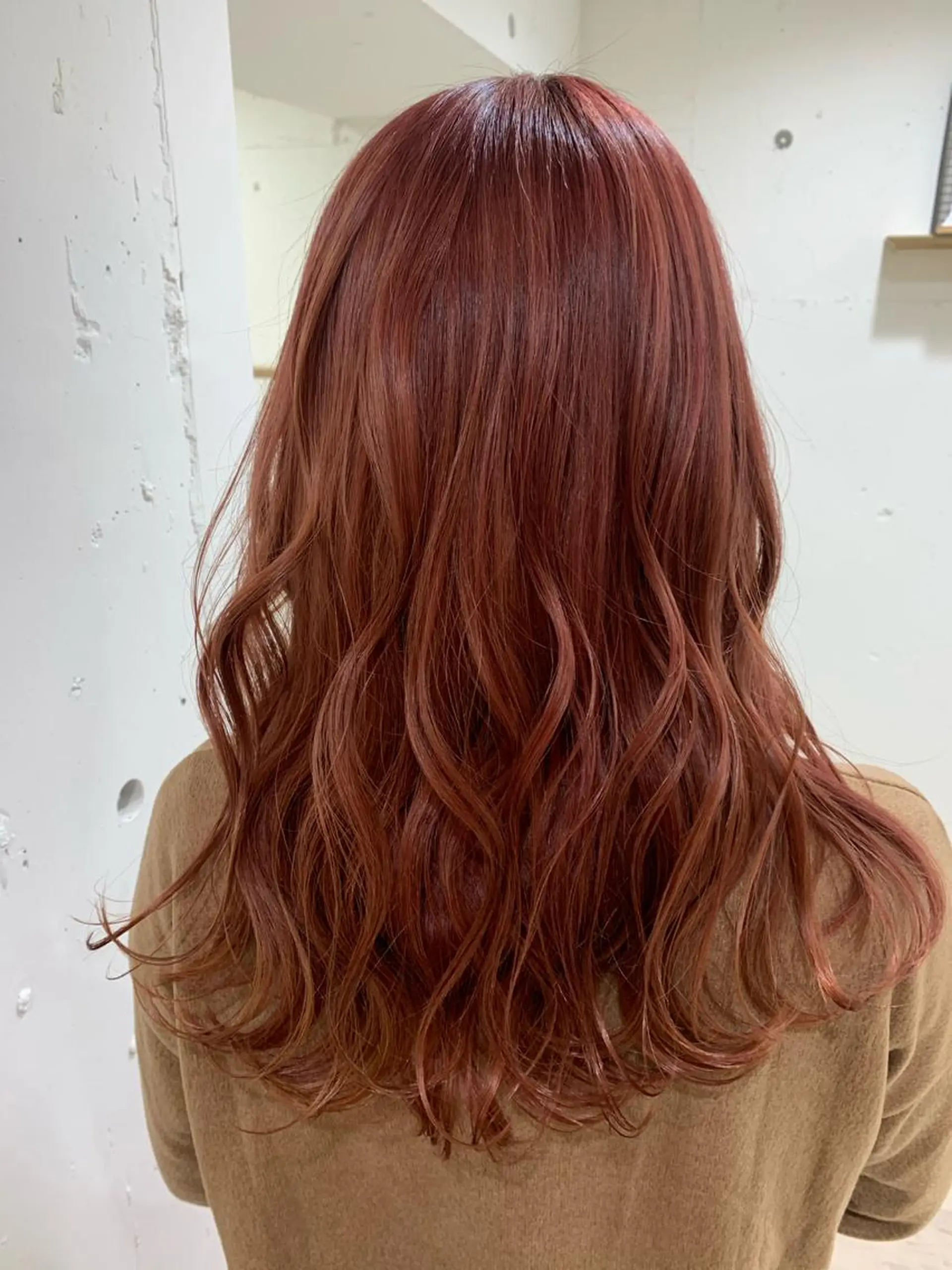 ロング カラー ヘアカラー トリートメント 🍑艶髪✖️暖色系 ✨momoka🍑のヘアスタイル