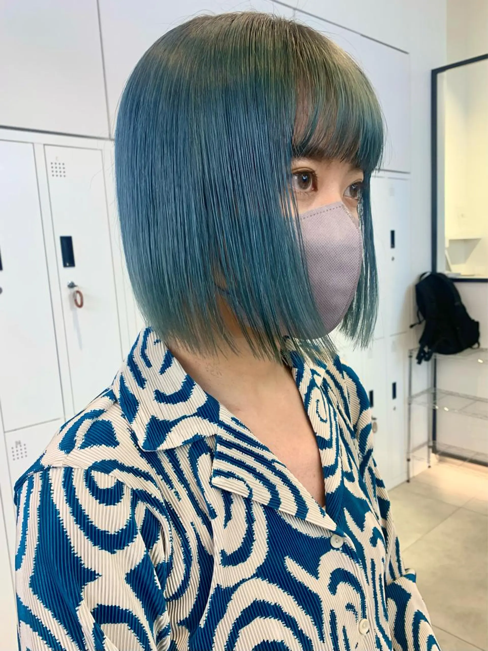 ショート カラー ブリーチ 縮毛矯正 カット ヘアカラー Kureha/ネイル レイヤー/酸性縮毛のヘアスタイル