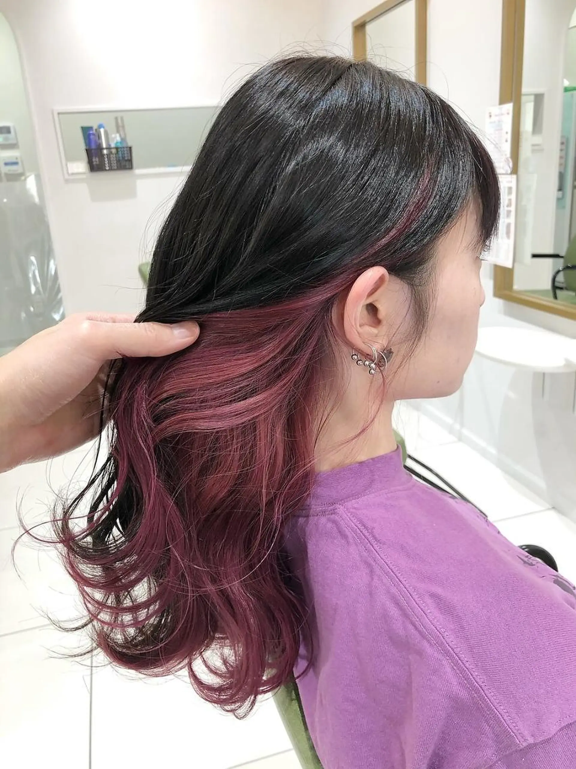 ロング ルクール柏崎店　大倉 日和のヘアスタイル